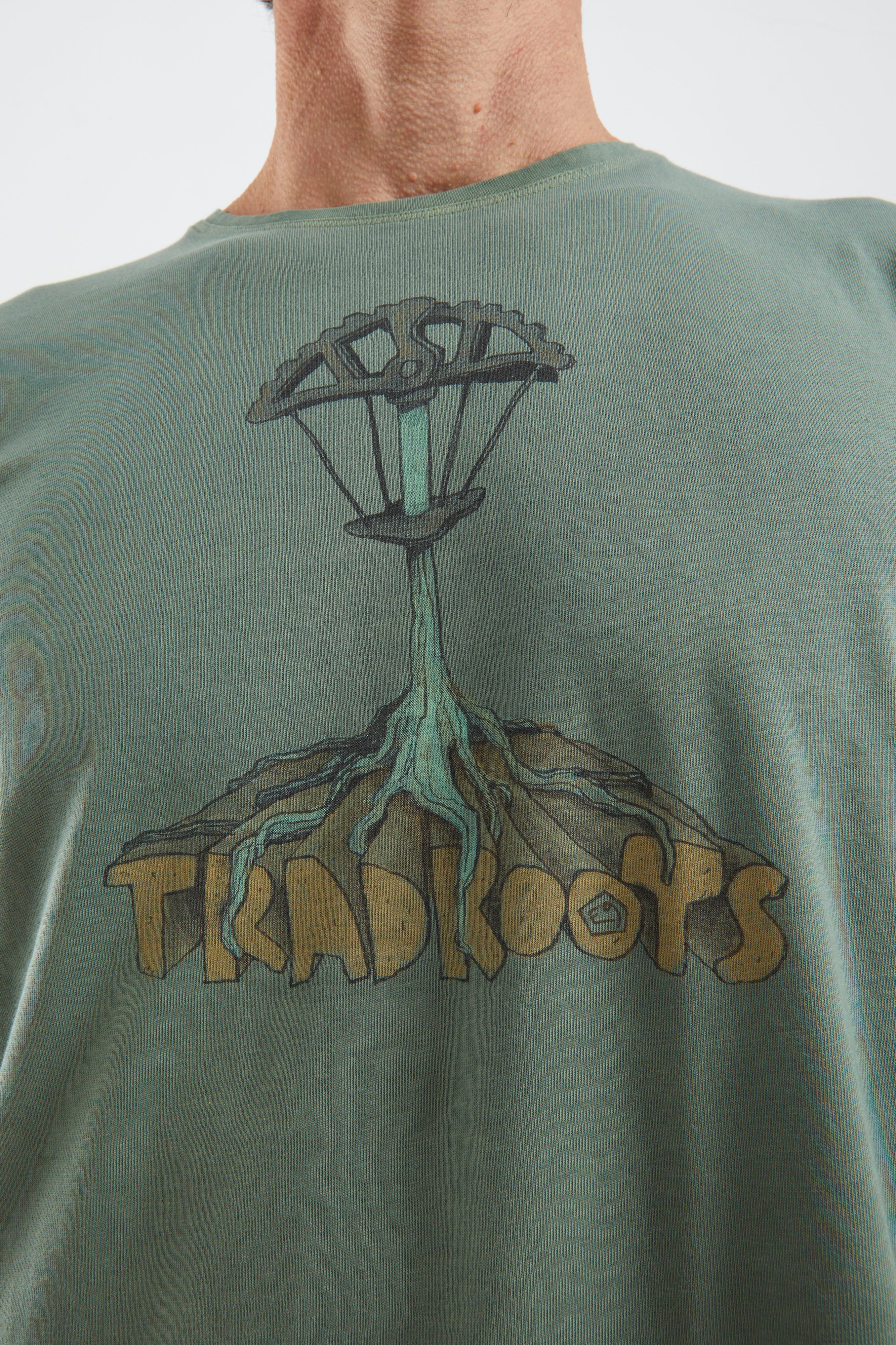 e9-roots-t-shirt-agave-bio-baumwolle-regular-fit image 3
