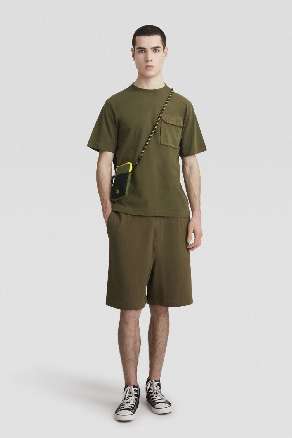 ciesse-outdoor-t-shirt-herren-gr-n-brusttasche image 1