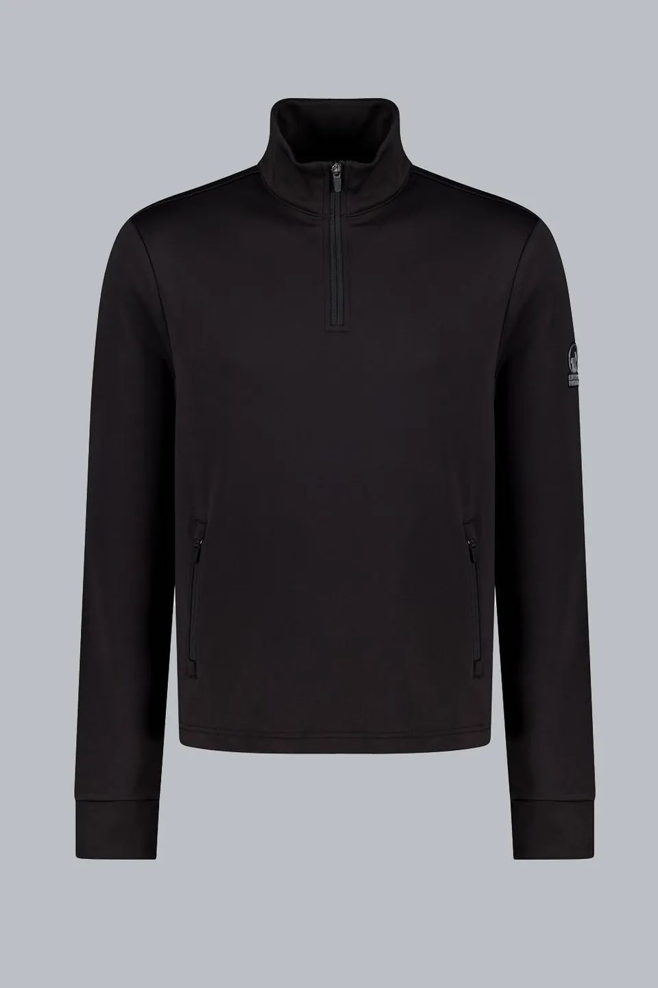 ciesse-outdoor-jandry-midlayer-schwarz-fleece-3-4-zip image 1