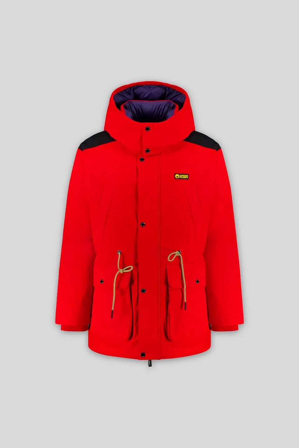 ciesse-outdoor-montana-parka-rot-mit-abnehmbarer-kapuze-recycelt image 1