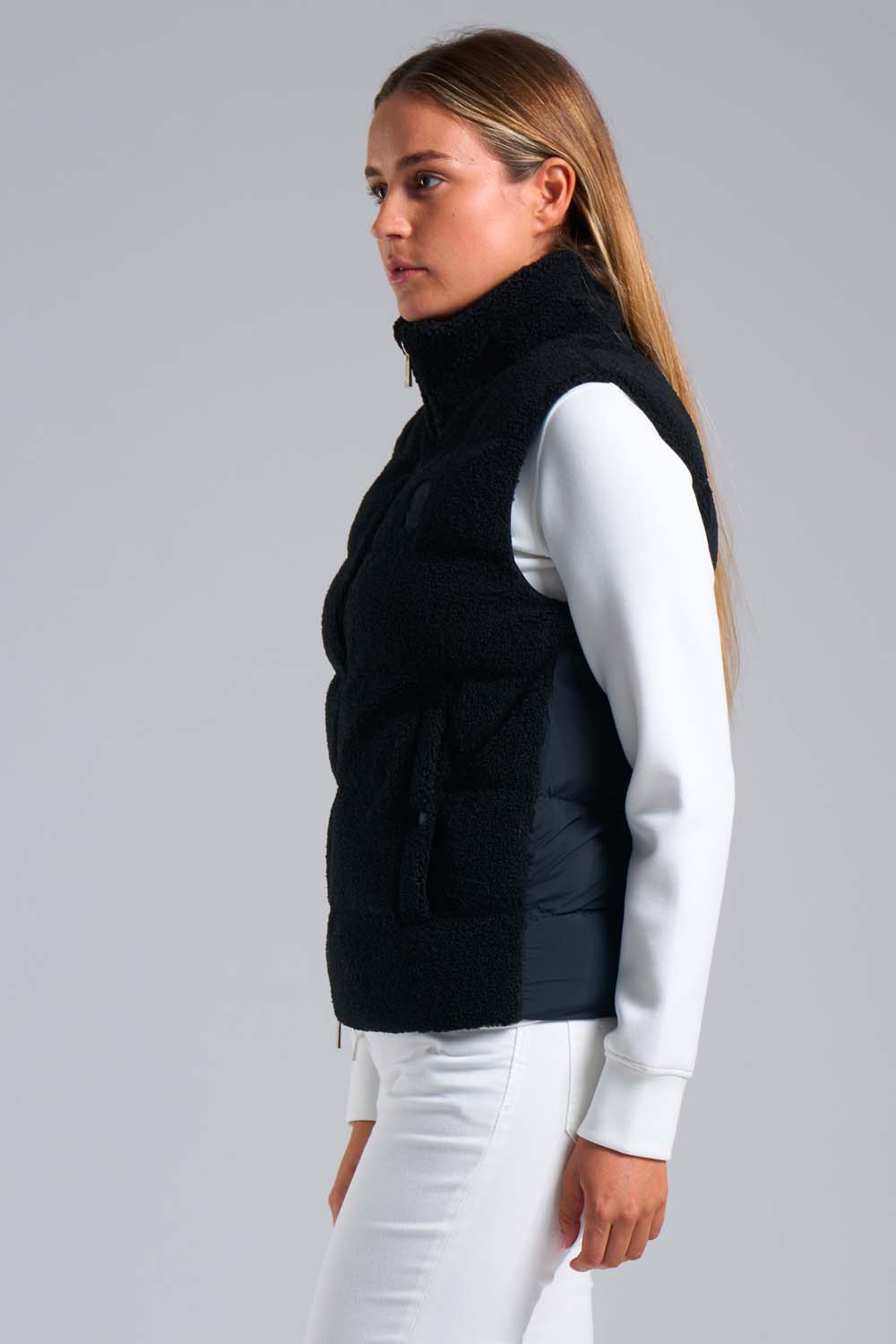 ciesse-dall-hybrid-weste-schwarz-teddy-regular-fit image 1