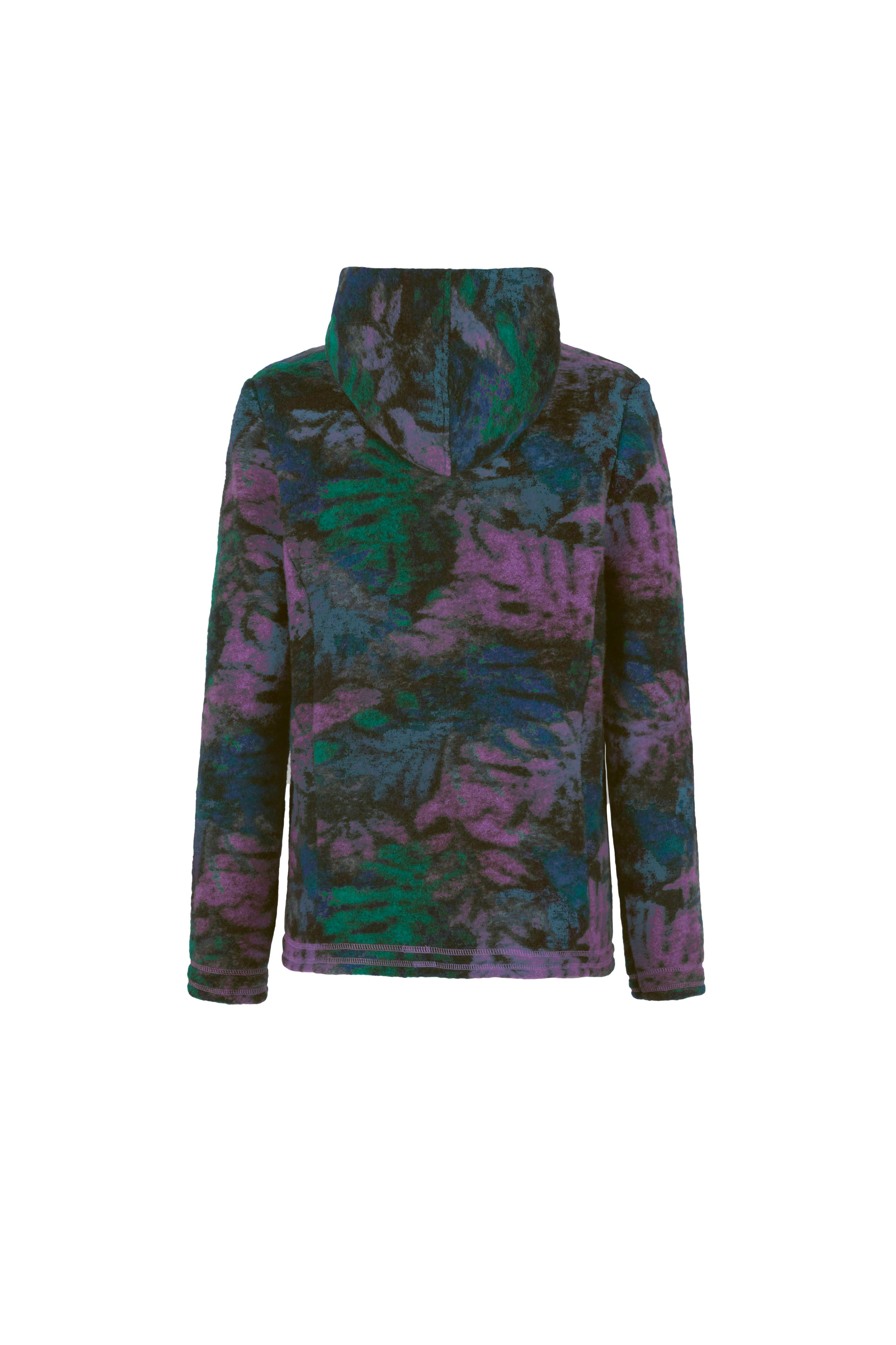 e9-astrid-hoodie-damen-emerald-wolle-gemustert image 8