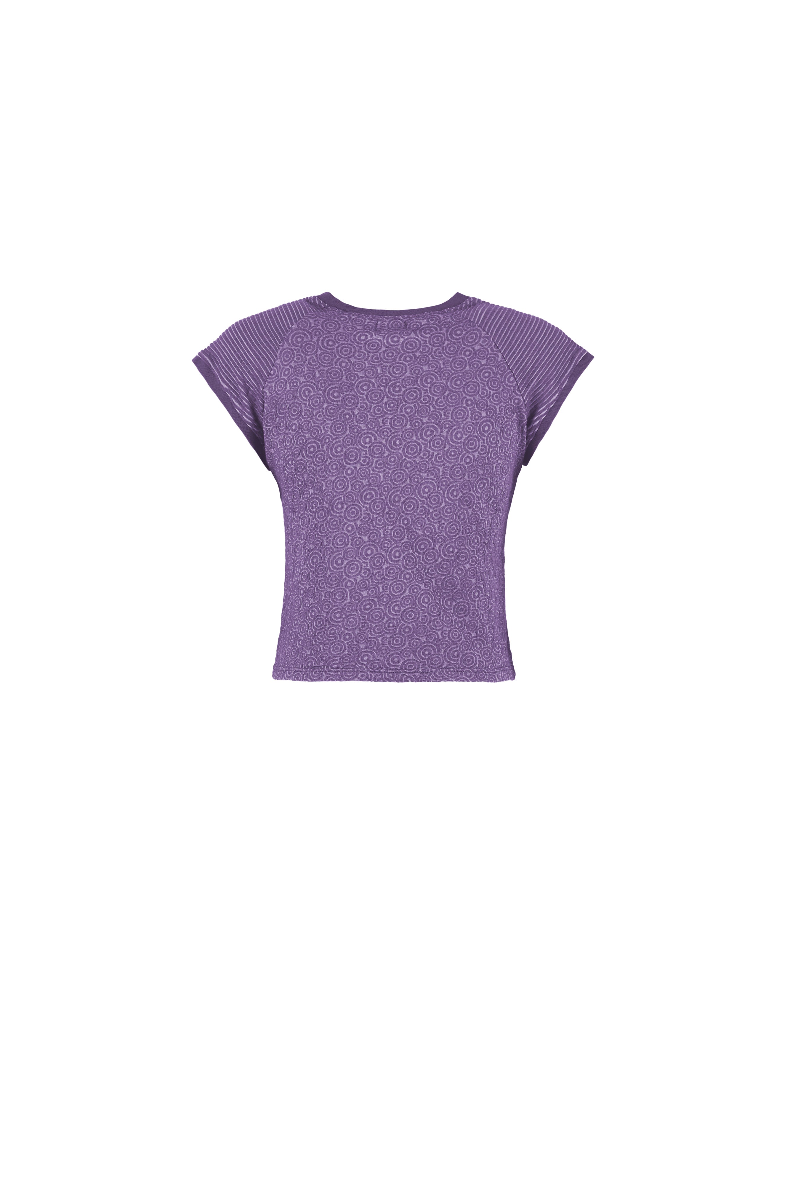 e9-audrey-t-shirt-cropped-green-lake-s-jacquard image 6