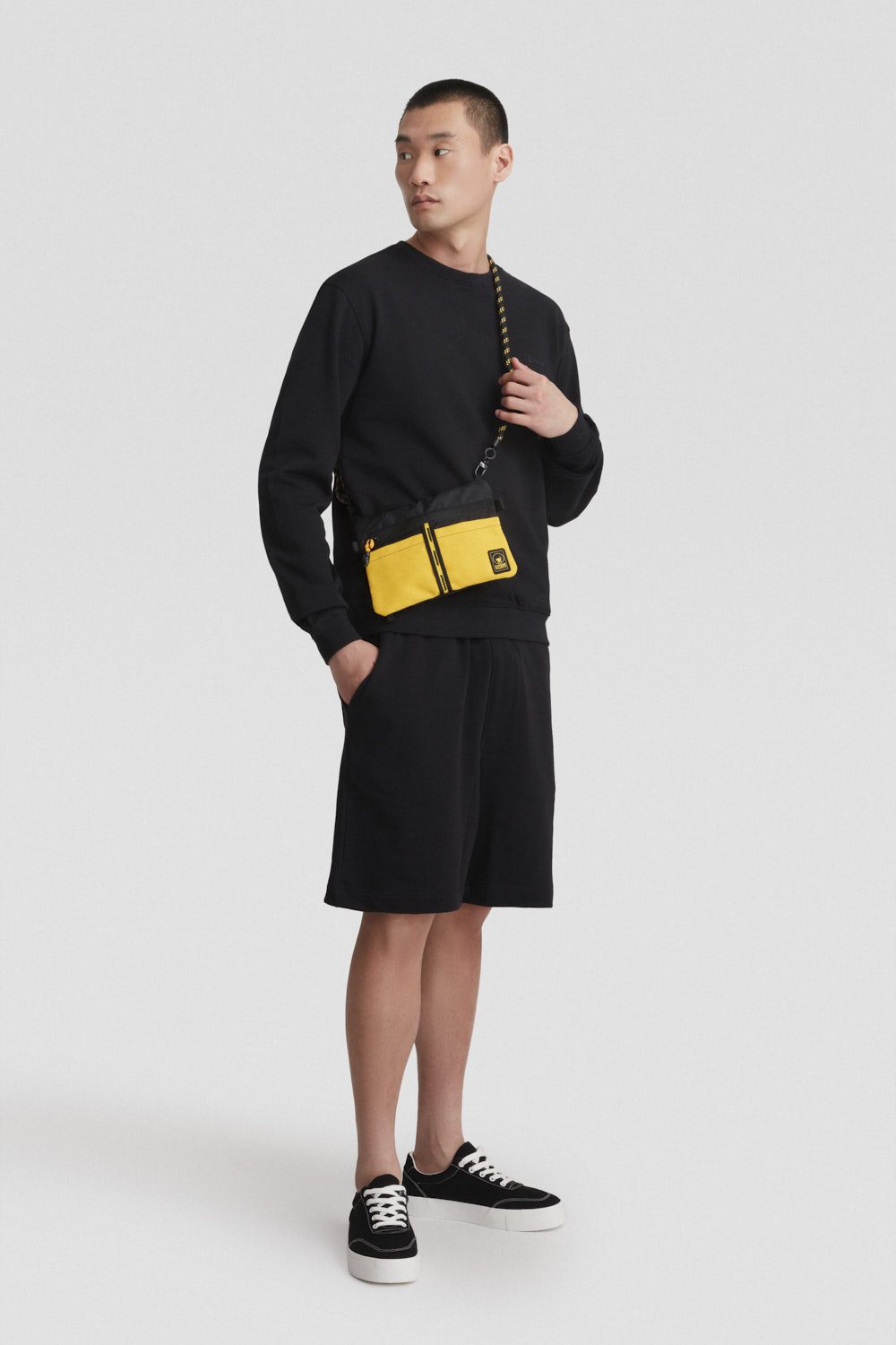 ciesse-outdoor-pantaloni-shorts-schwarz-baumwolle-kordel image 1