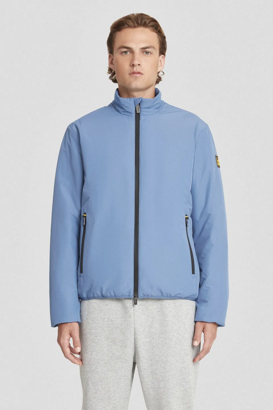 ciesse-outdoor-biker-winterjacke-blau-wattiert-dwr image 1