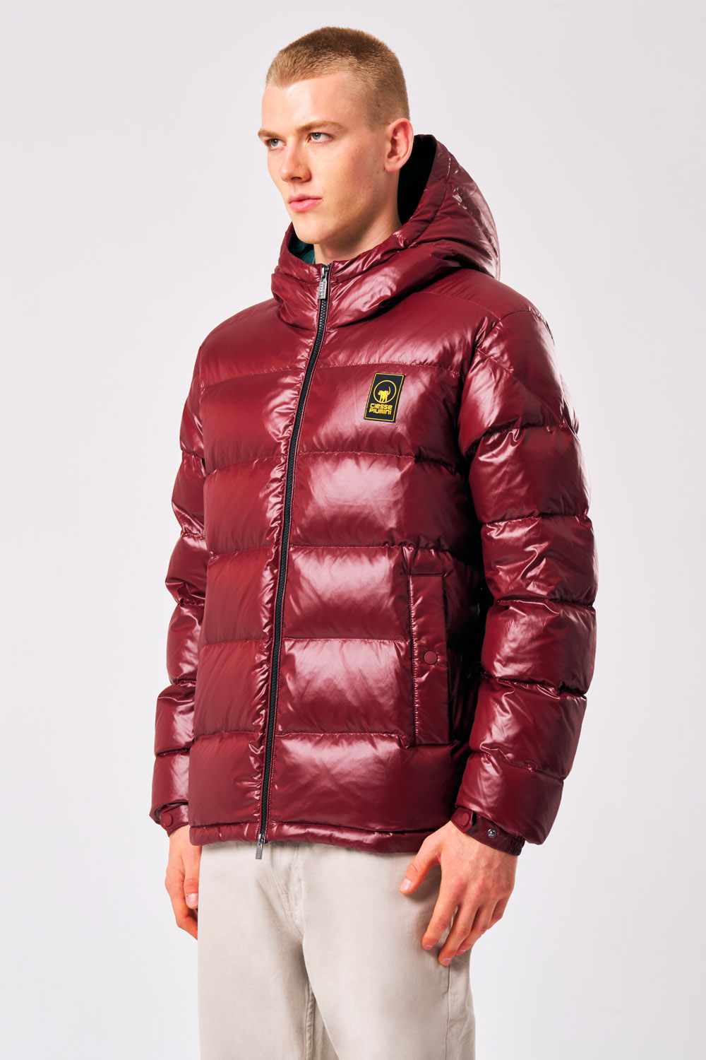 ciesse-piumini-jambo-daunenjacke-bordeaux-mit-kapuze image 2