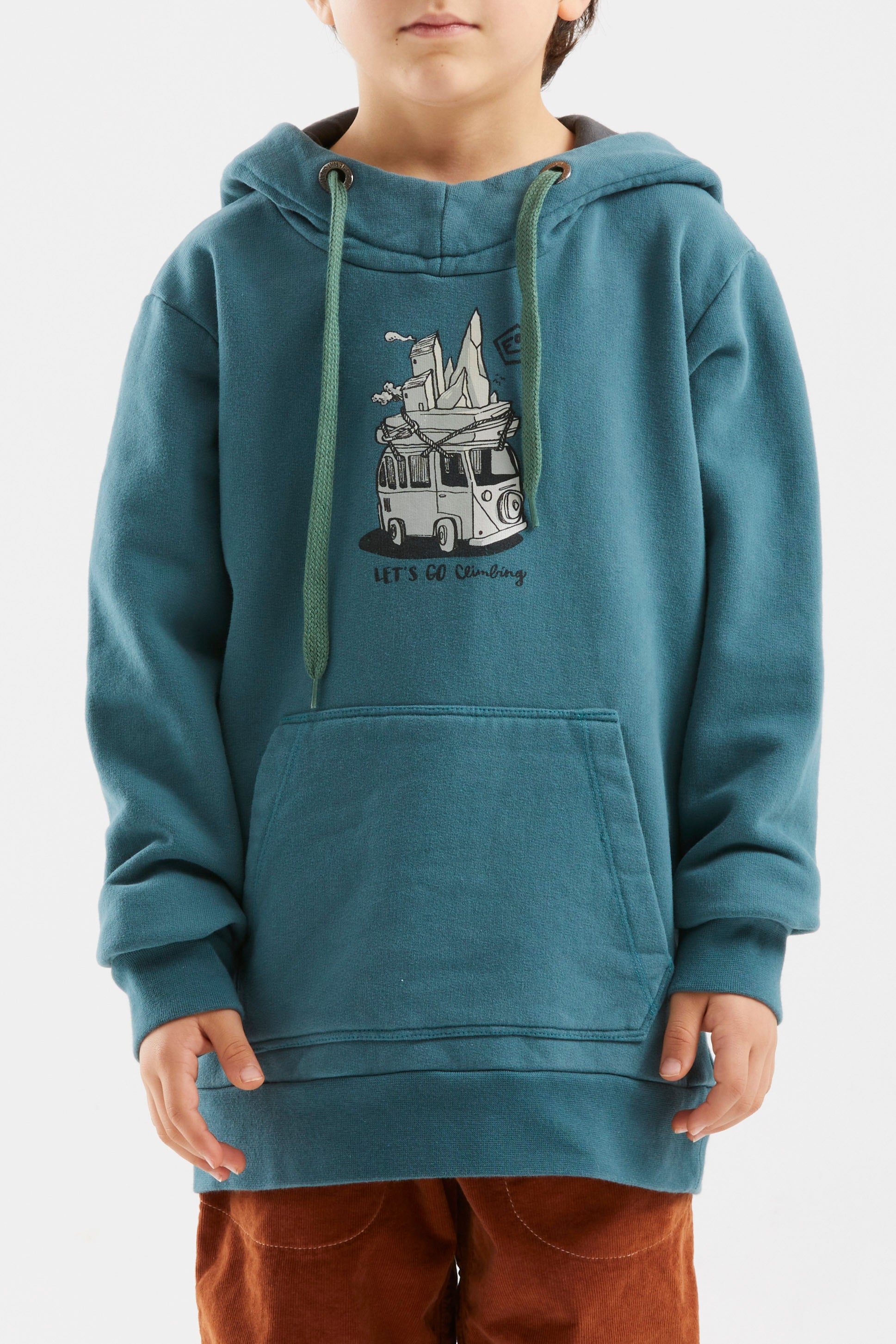 e9-b-hood-hoodie-kinder-green-lake-bio-baumwolle image 1