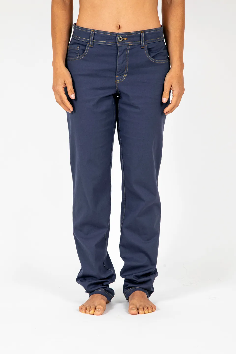 e9-lidia-dress-hose-agave-829-bio-baumwolle-regular-fit image 1