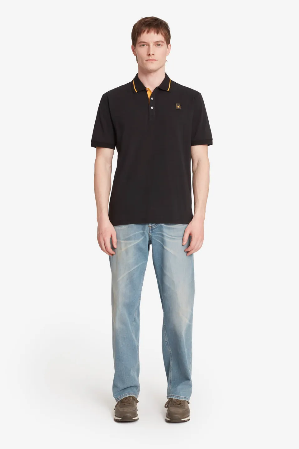 ciesse-saxon-4-0-polo-schwarz-herren-baumwolle image 1