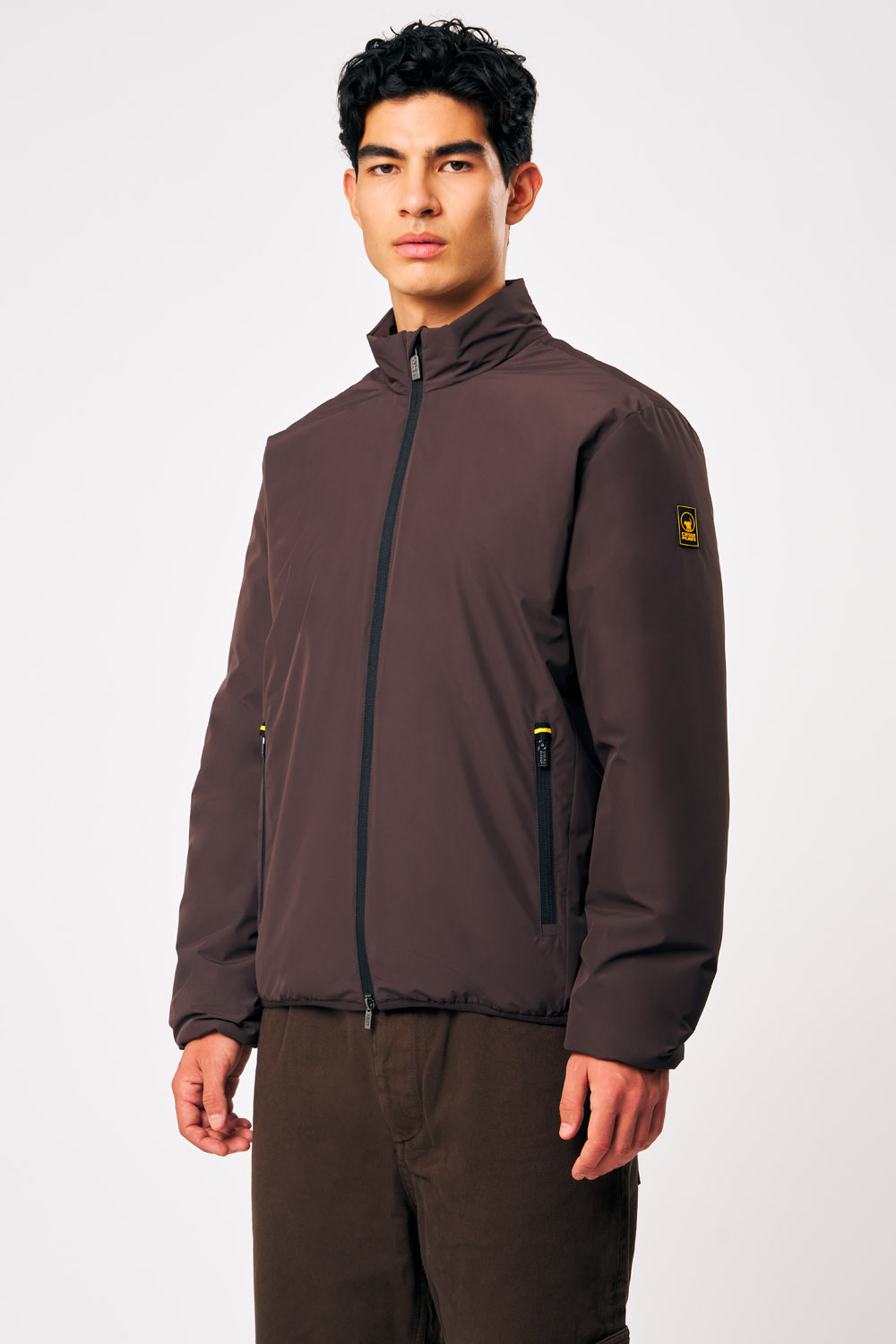 ciesse-outdoor-titano-biker-winterjacke-braun-gef-ttert-dwr image 2