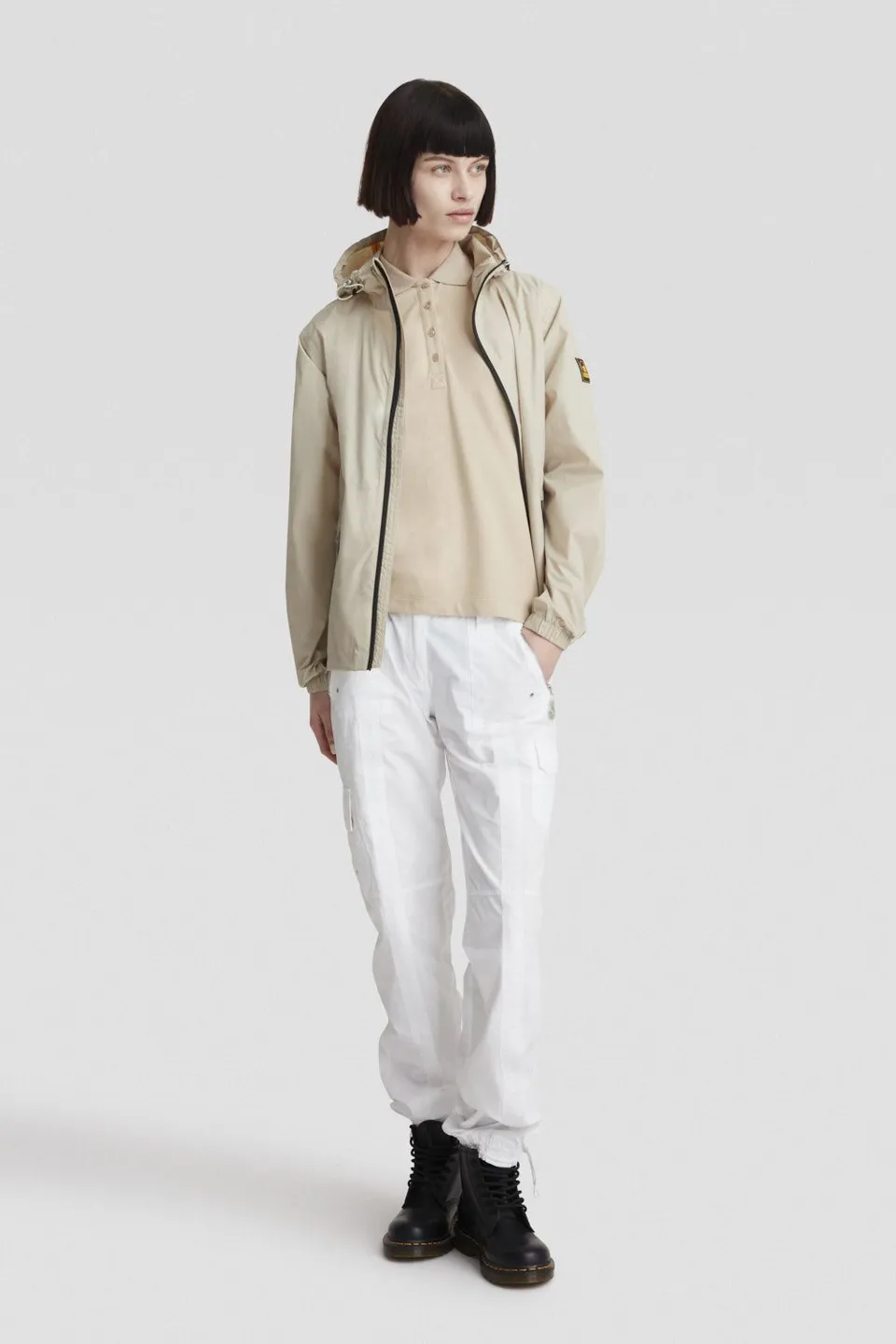 ciesse-outdoor-windjacke-beige-mit-kapuze-wasserdicht-packbar image 1