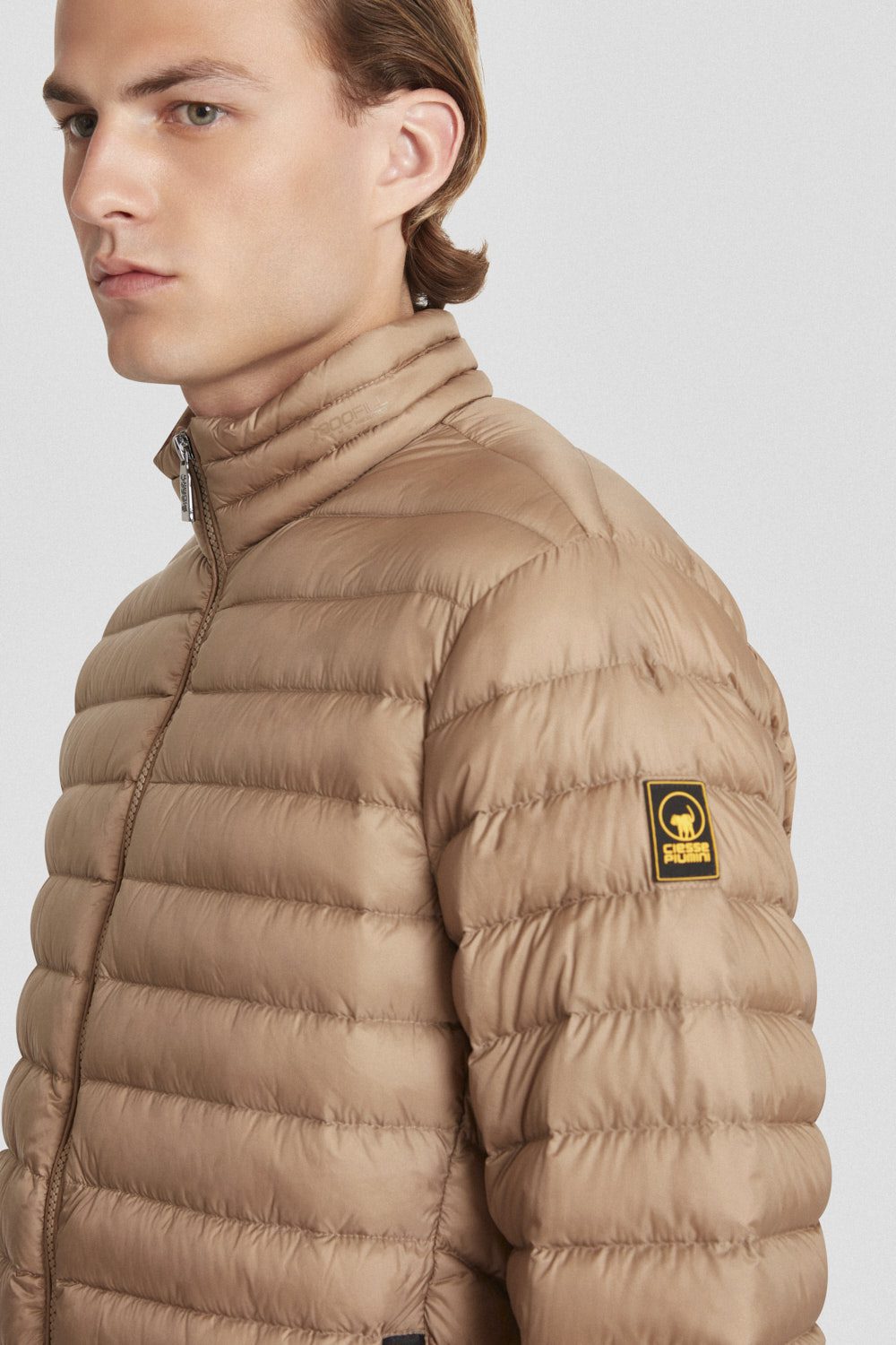 ciesse-outdoor-piumini-leichte-daunenjacke-beige-ohne-kapuze image 3