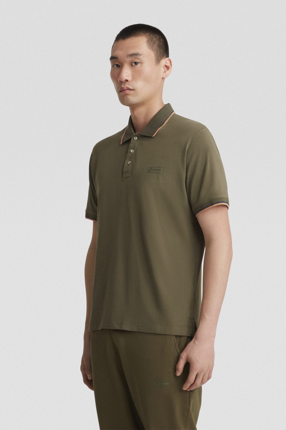 ciesse-outdoor-polo-jersey-stretch-poloshirt-gr-n-baumwolle image 1