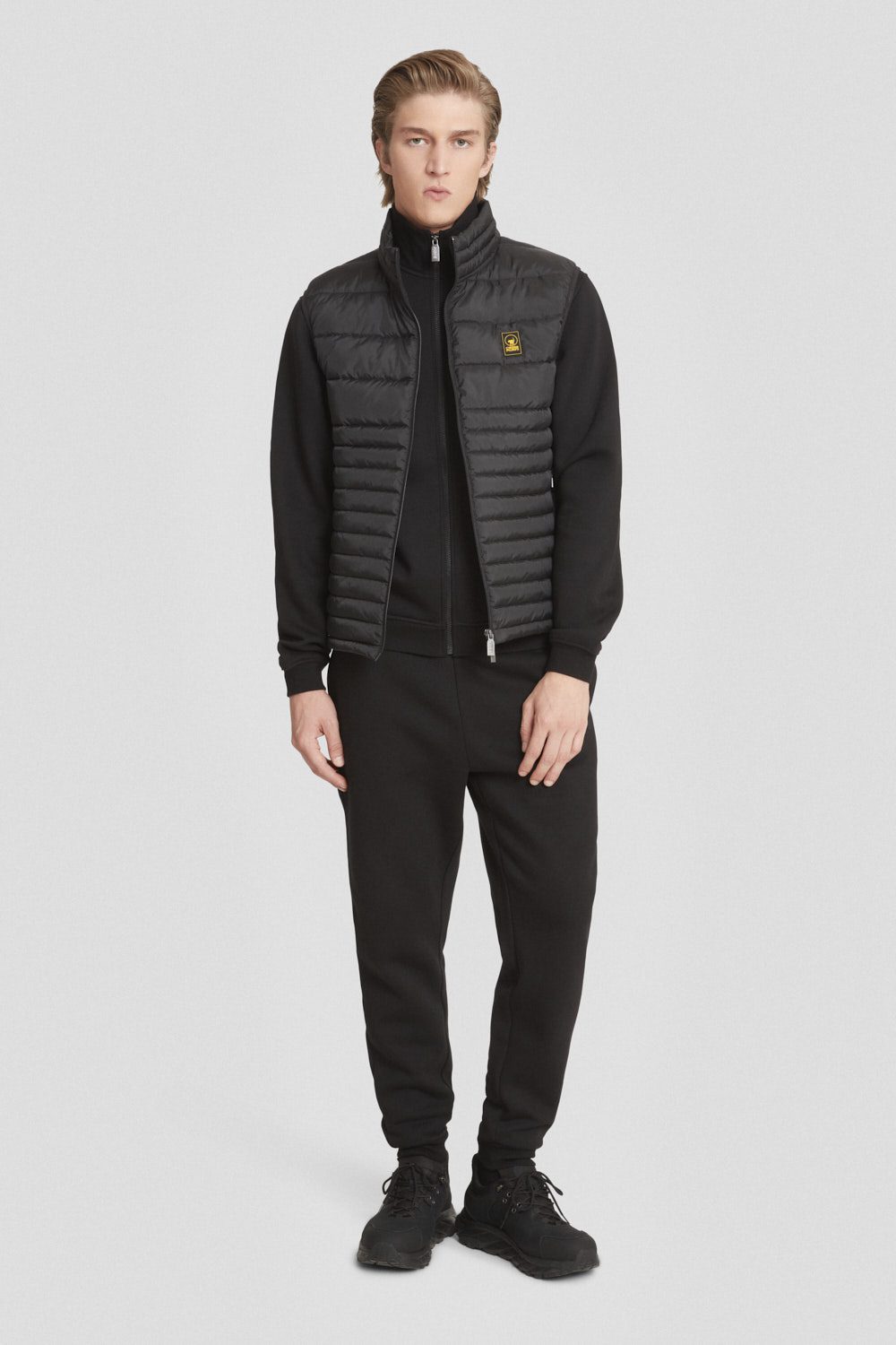 ciesse-steppweste-herren-schwarz-recycelt-regular image 1