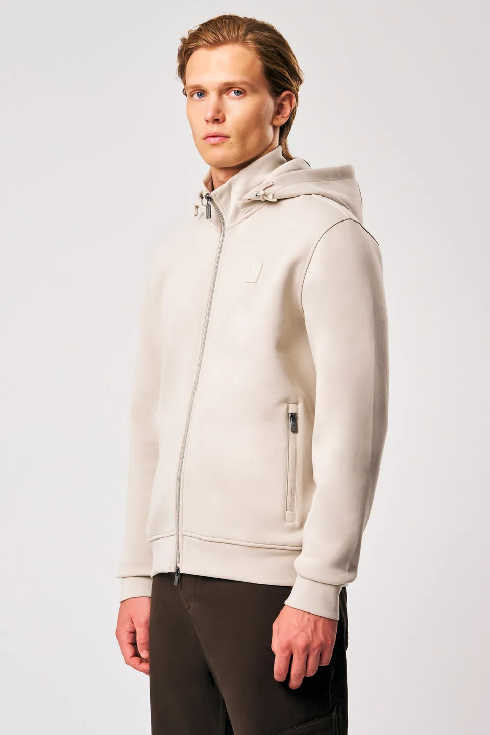 ciesse-outdoor-naku-4-0-hoodie-herren-beige-abnehmbar image 1