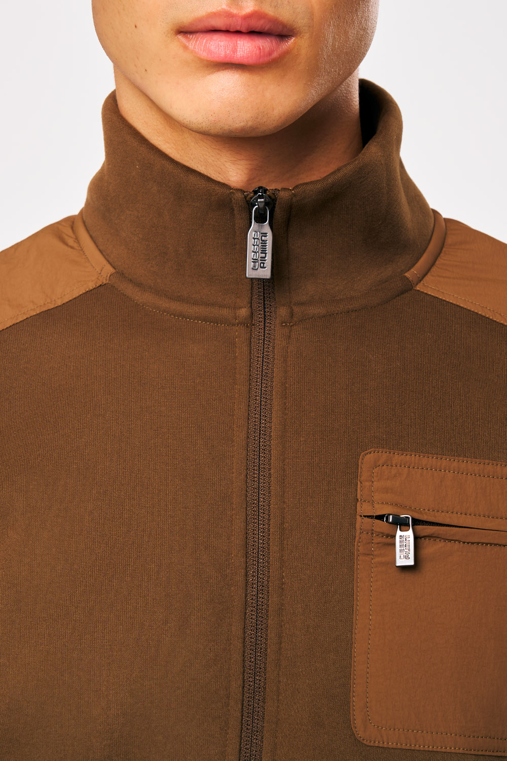 ciesse-outdoor-ziad-full-zip-hoodie-braun-baumwollmix-doppel-zip image 4