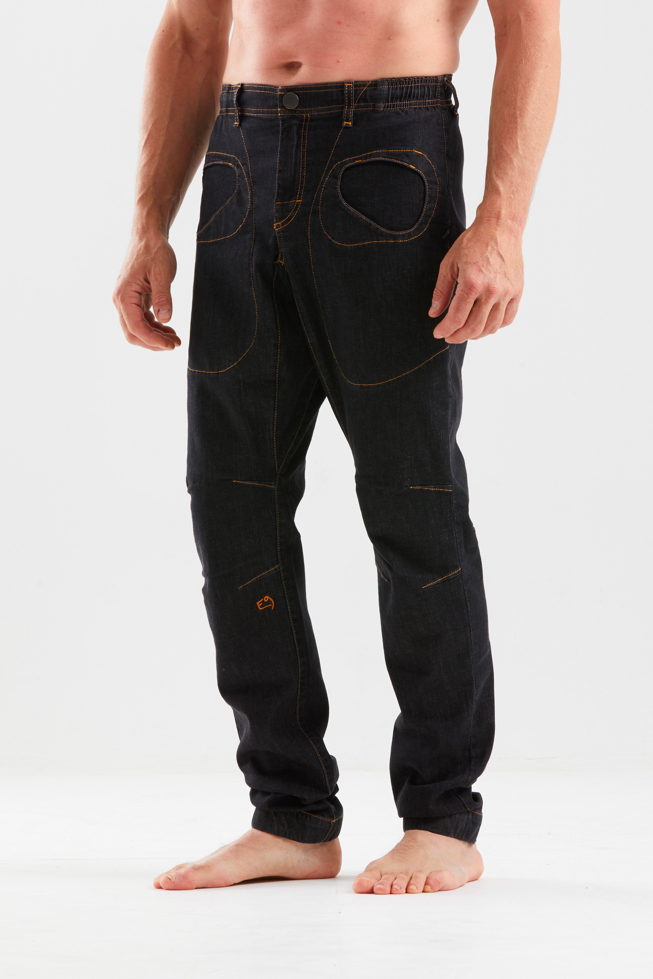 e9-rondo-denim-kletterhose-black-slim-fit-bio image 1