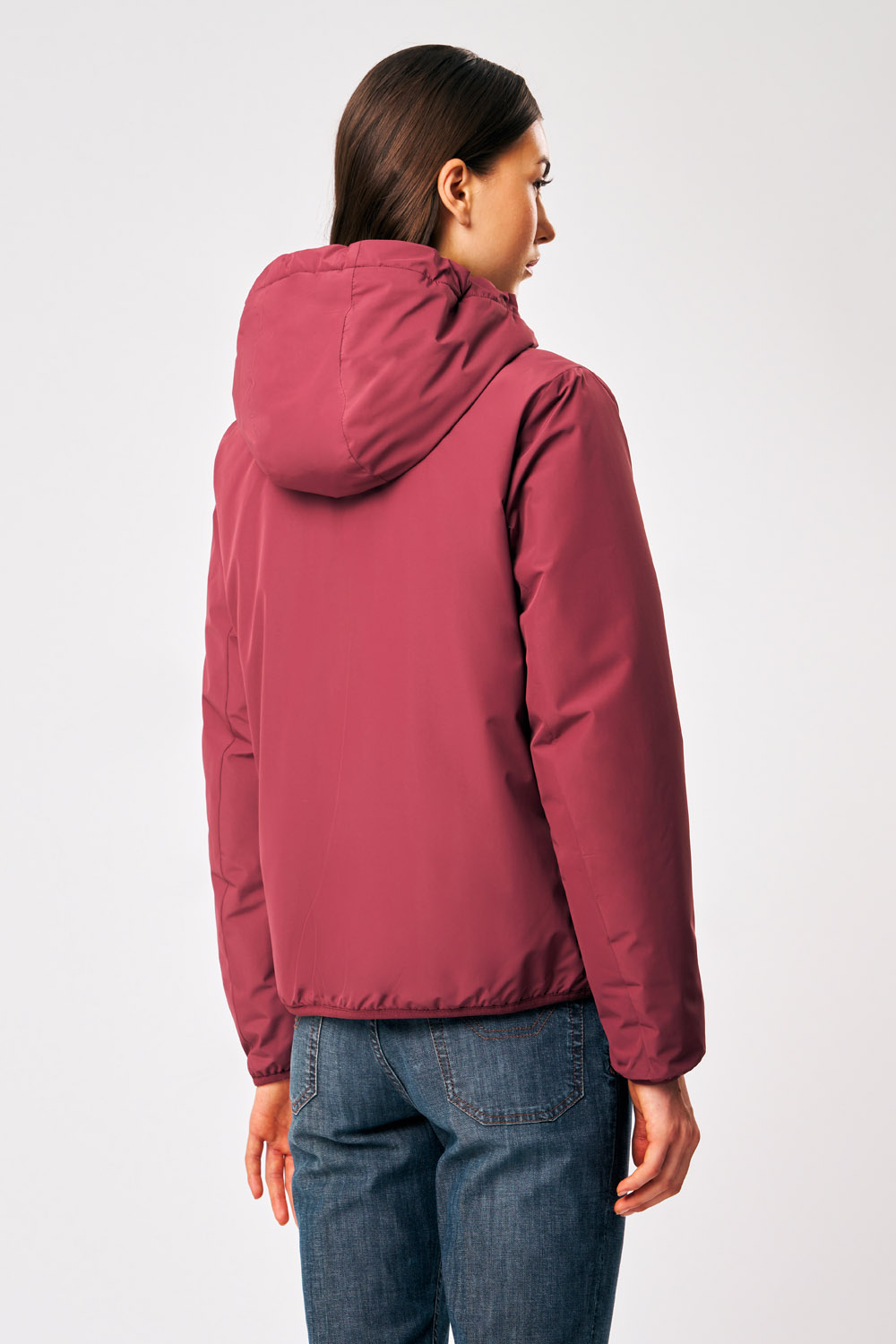 ciesse-outdoor-sofy-damen-winterjacke-bordeaux-wattiert-mit-kapuze image 5