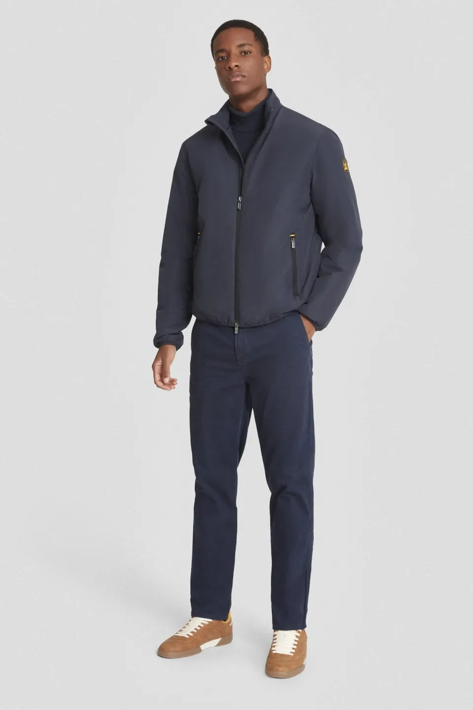 ciesse-outdoor-winterjacke-biker-blau-wattiert-dwr image 1