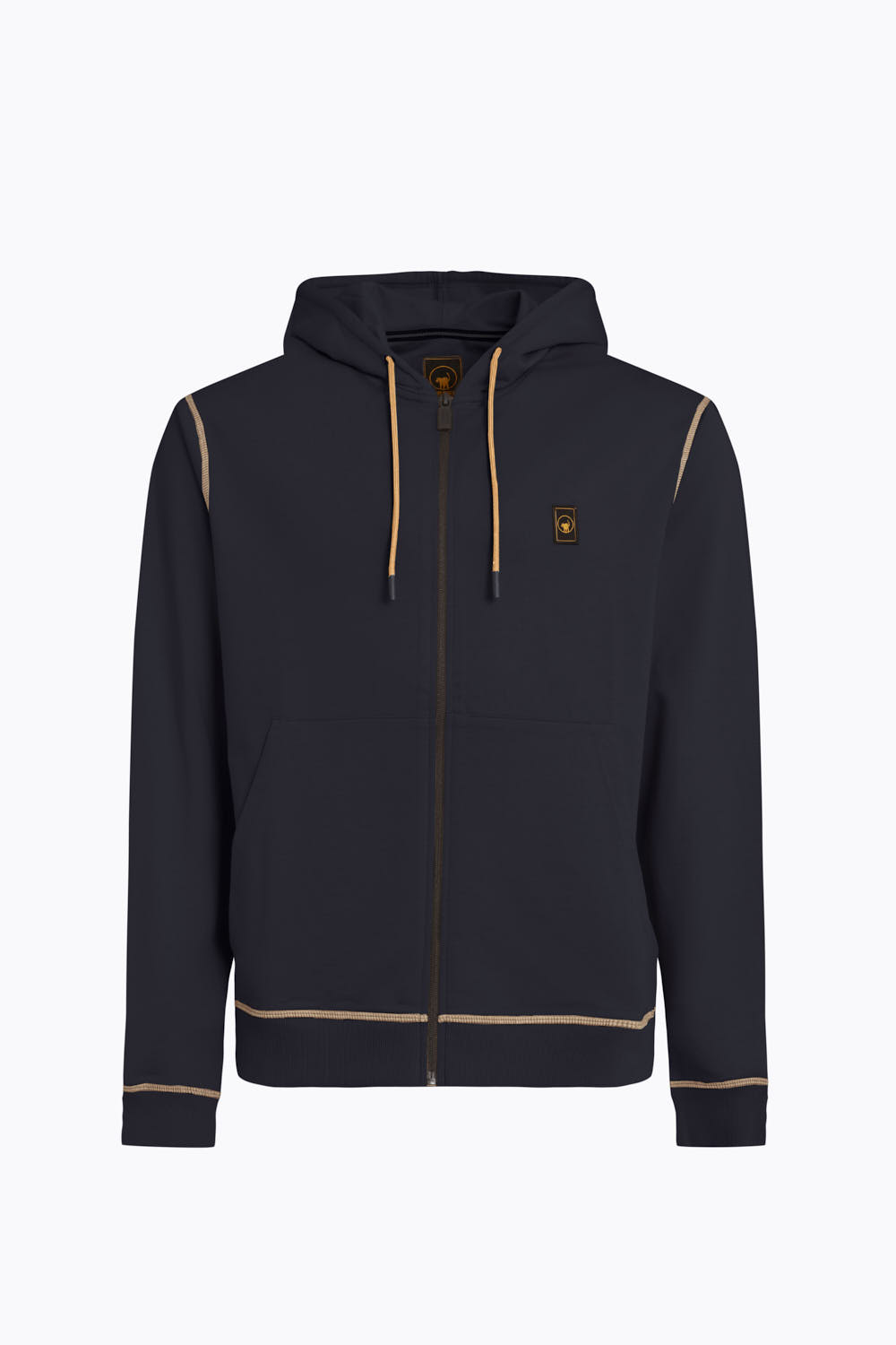 ciesse-kurt-hoodie-herren-dunkelblau-baumwolle-reissverschluss image 5