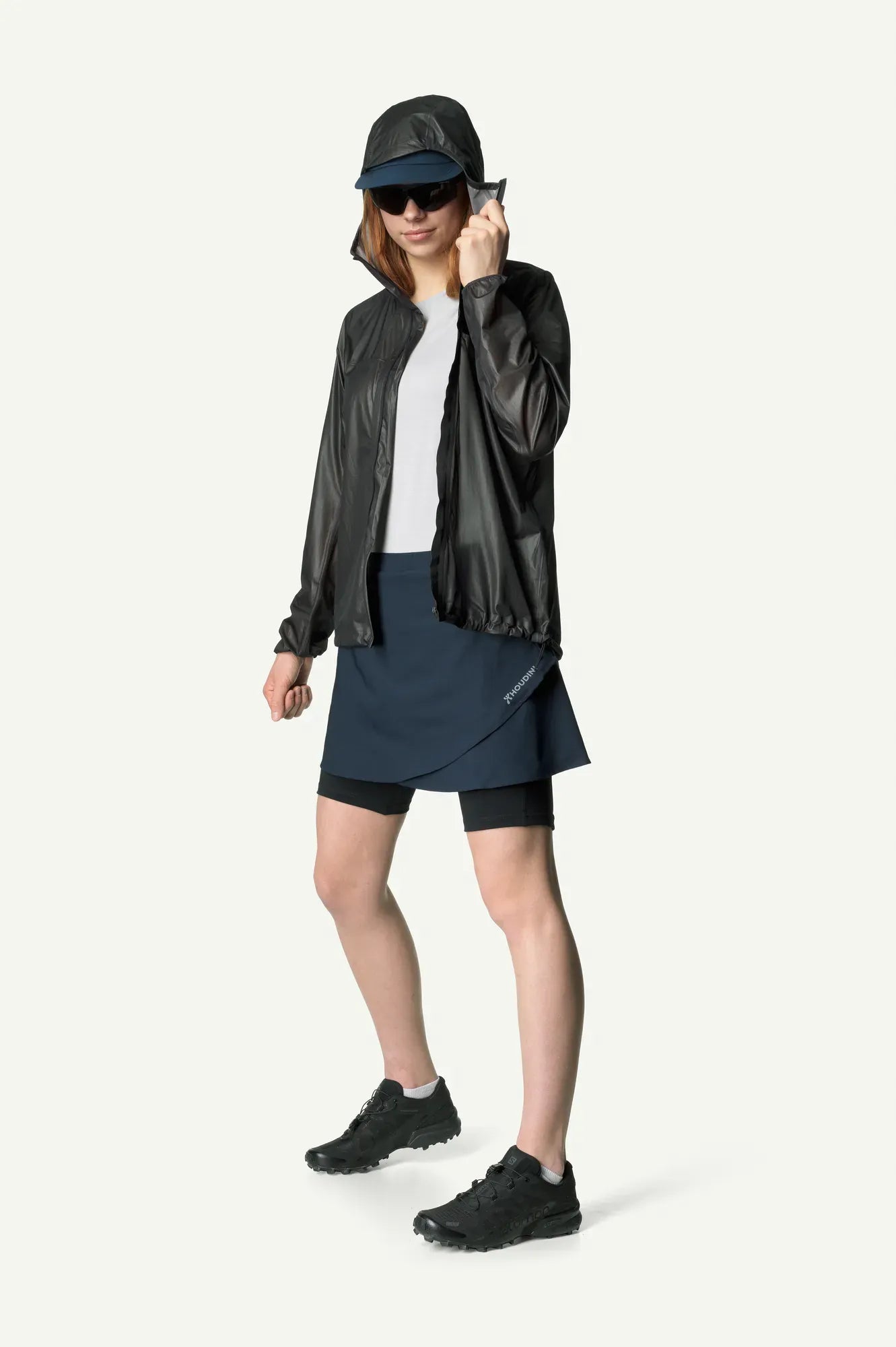 houdini-skort-damen-sportrock-true-black-schnell-trocknend image 5