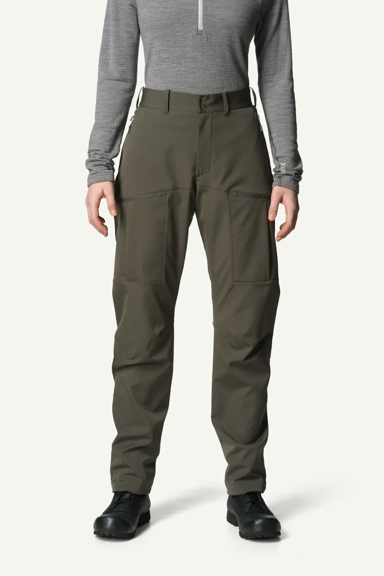 houdini-more-pants-softshellhose-damen-true-black image 2