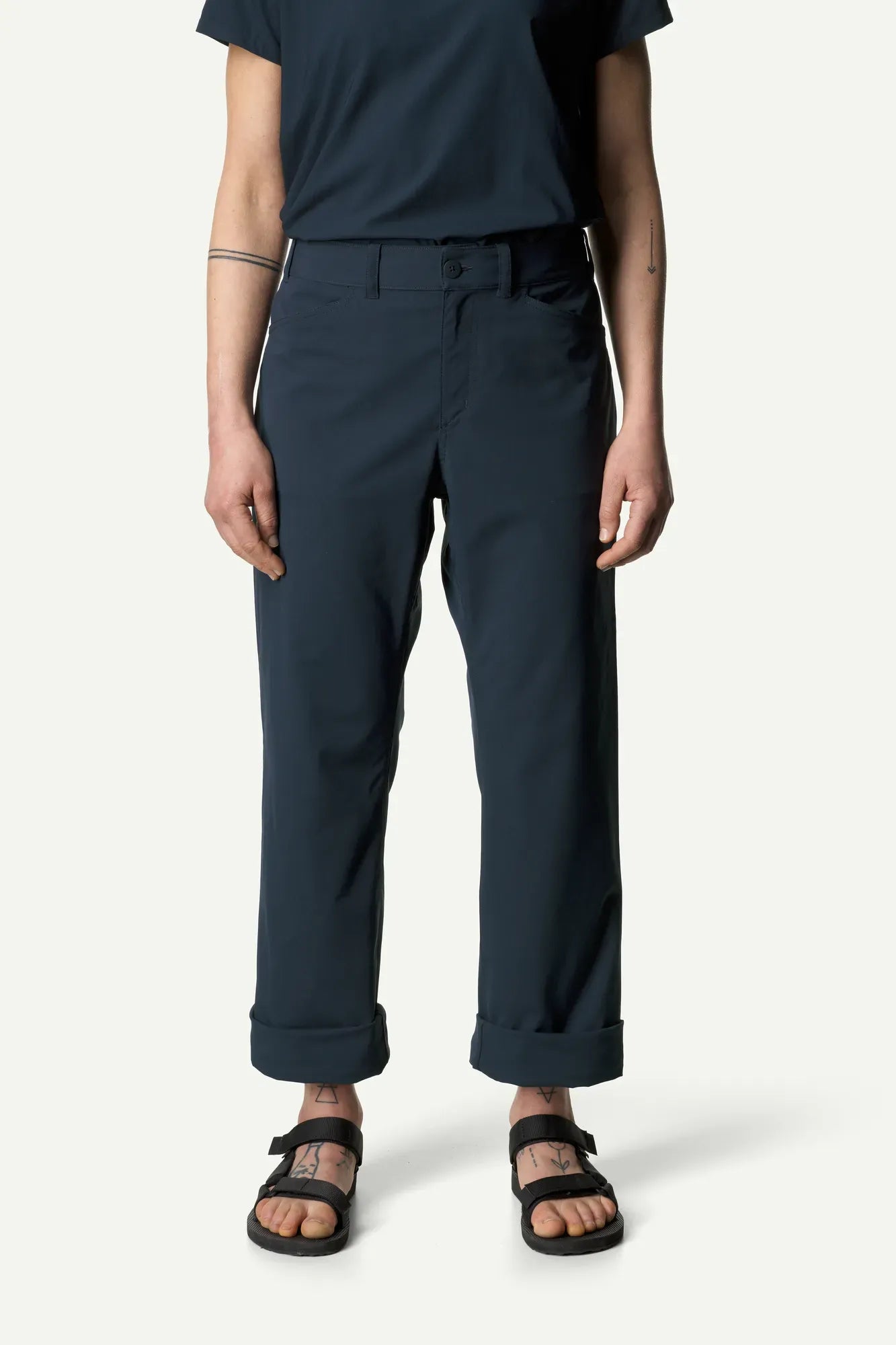 houdini-dock-pants-outdoorhose-damen-true-black-stretch image 4
