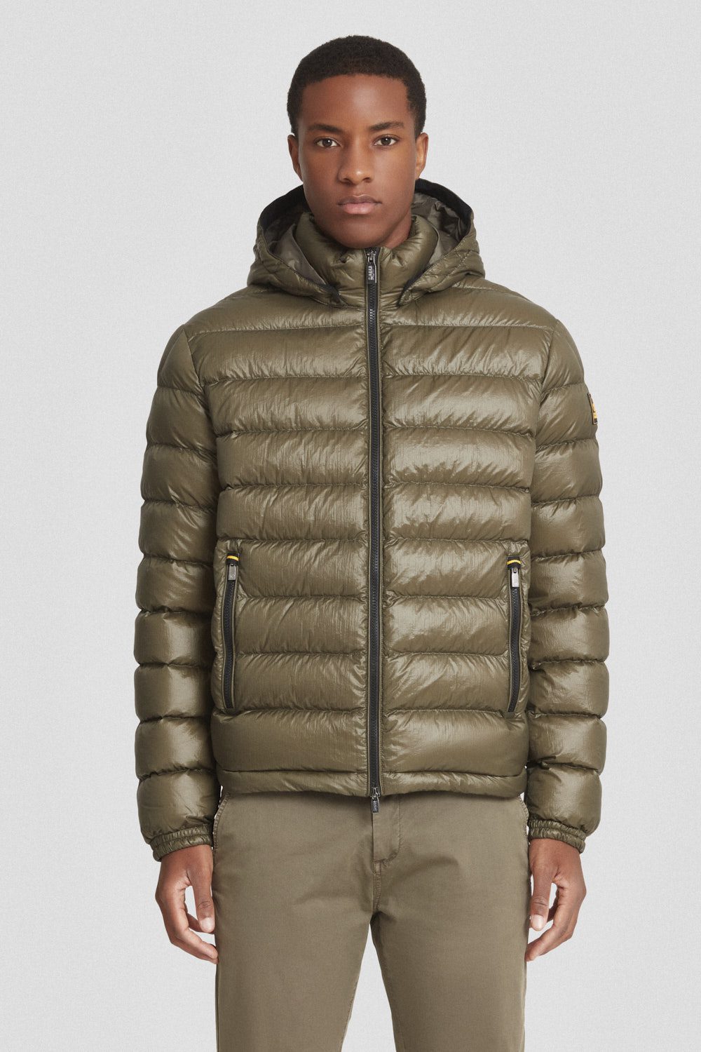ciesse-piumini-daunenjacke-kurz-gr-n-kapuze-daune-90-10 image 2