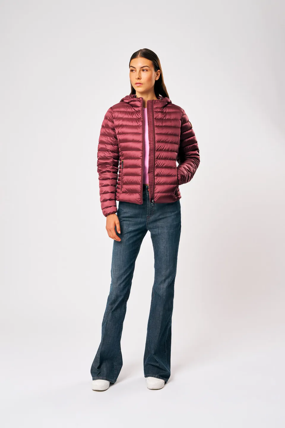 ciesse-outdoor-aghata-2-0-daunenjacke-bordeaux-mit-kapuze image 1