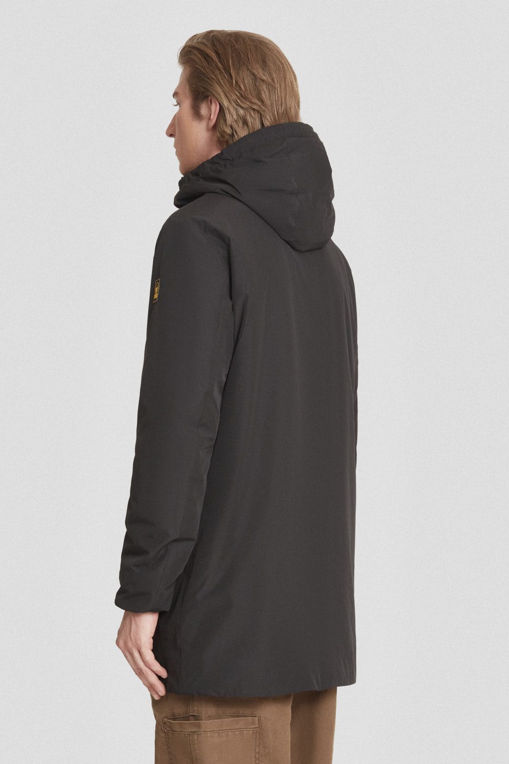 ciesse-outdoor-winterjacke-lang-schwarz-kapuze-dwr image 4