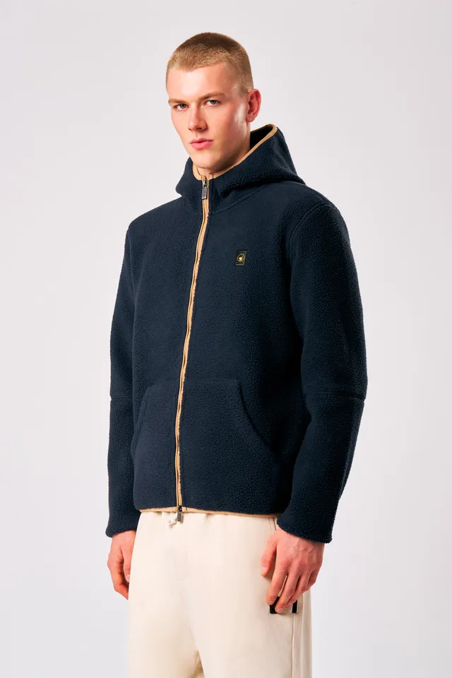 ciesse-rodrigo-teddyjacke-blau-herren-mit-kapuze image 1