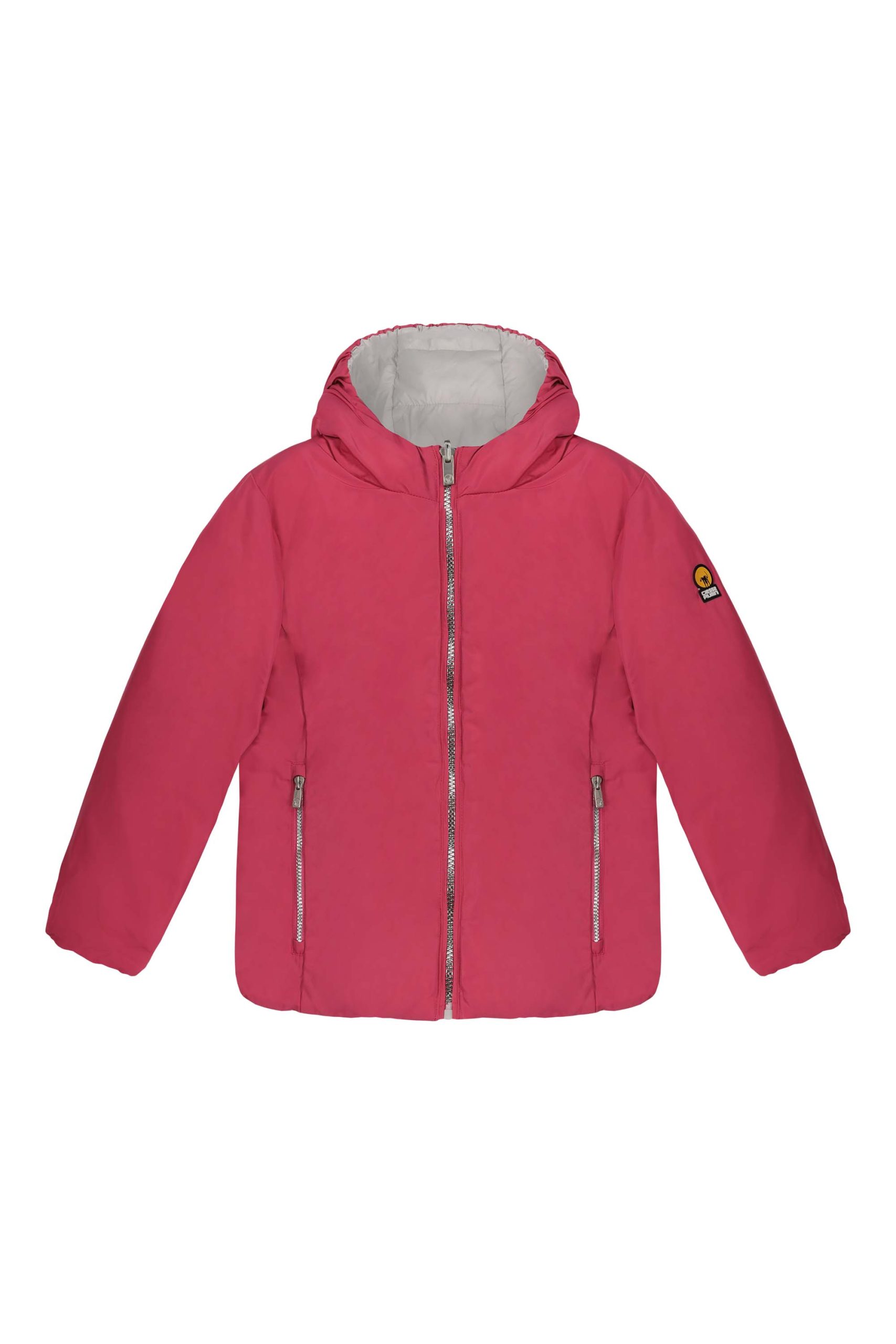 ciesse-linda-girl-wende-daunenjacke-grau-rosa image 3
