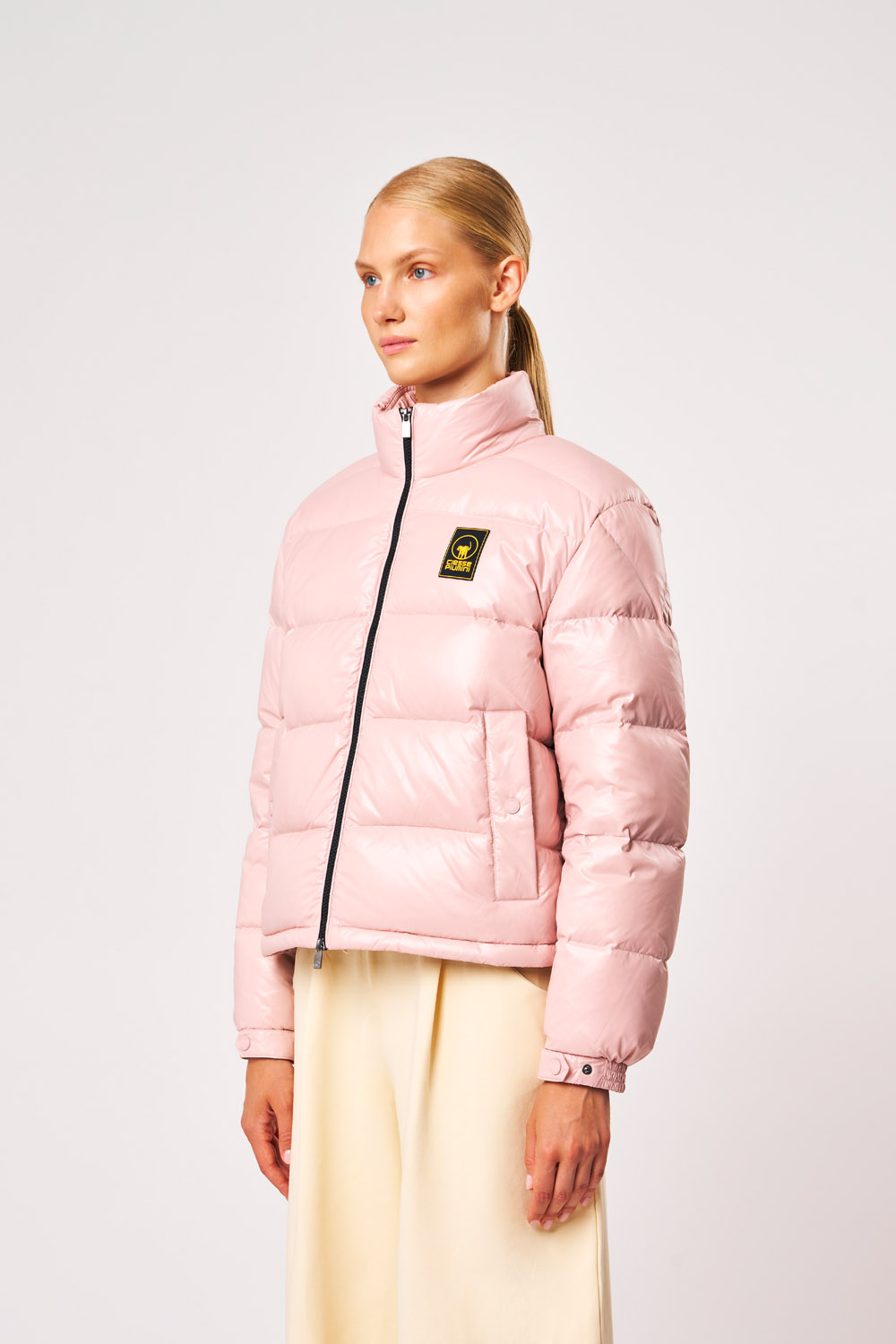 ciesse-outdoor-noletta-daunenjacke-damen-rosa-ohne-kapuze image 2