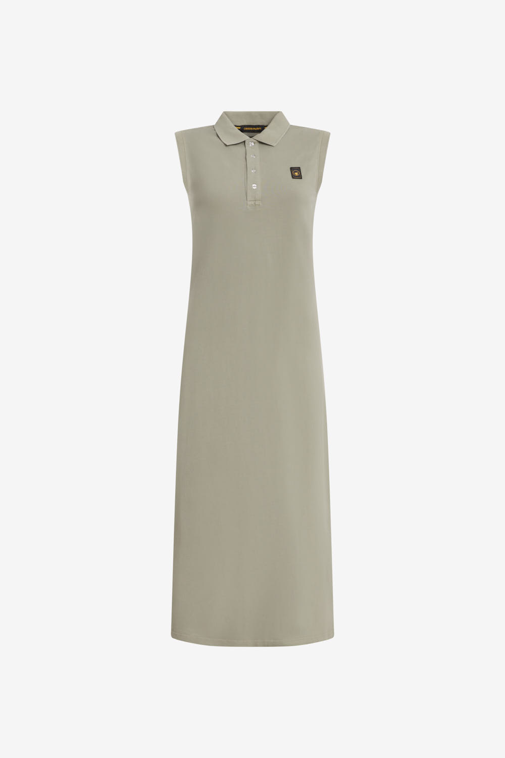 ciesse-outdoor-sabi-polokleid-damen-gr-n-tee-baumwolle-rmellos image 5