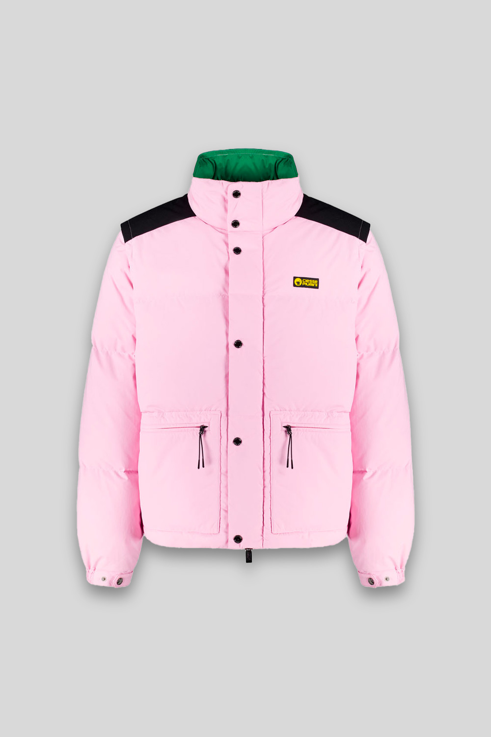 ciesse-dakota-daunenjacke-rosa-abnehmbare-rmel-recycelt image 1