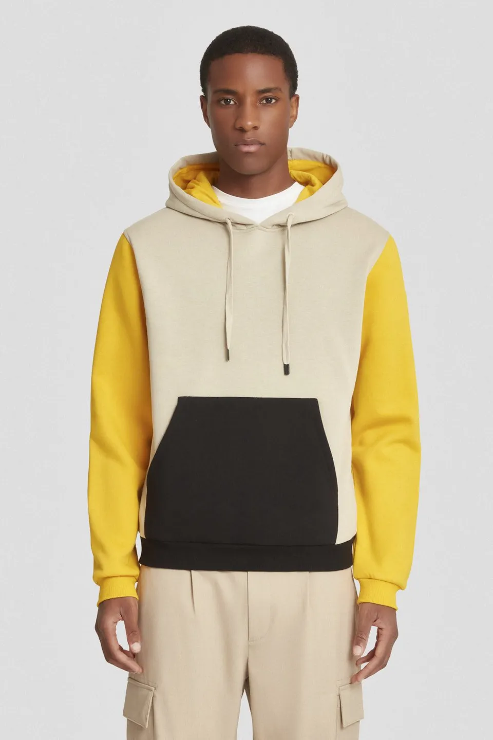 ciesse-outdoor-felpe-hoodie-beige-gelb-baumwolle image 1
