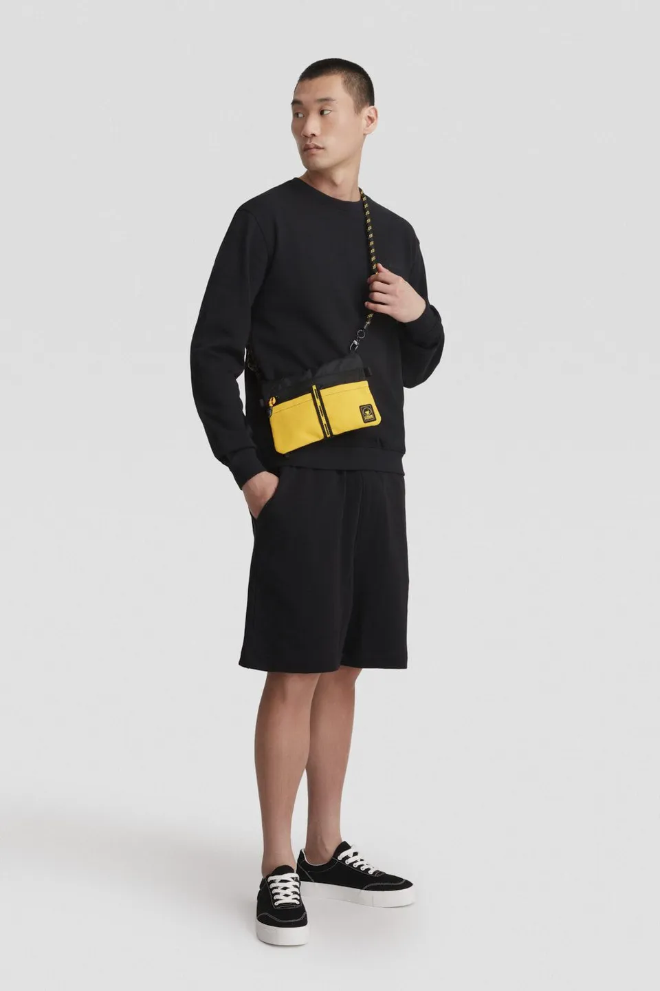 ciesse-outdoor-pantaloni-shorts-schwarz-baumwolle-kordel image 1