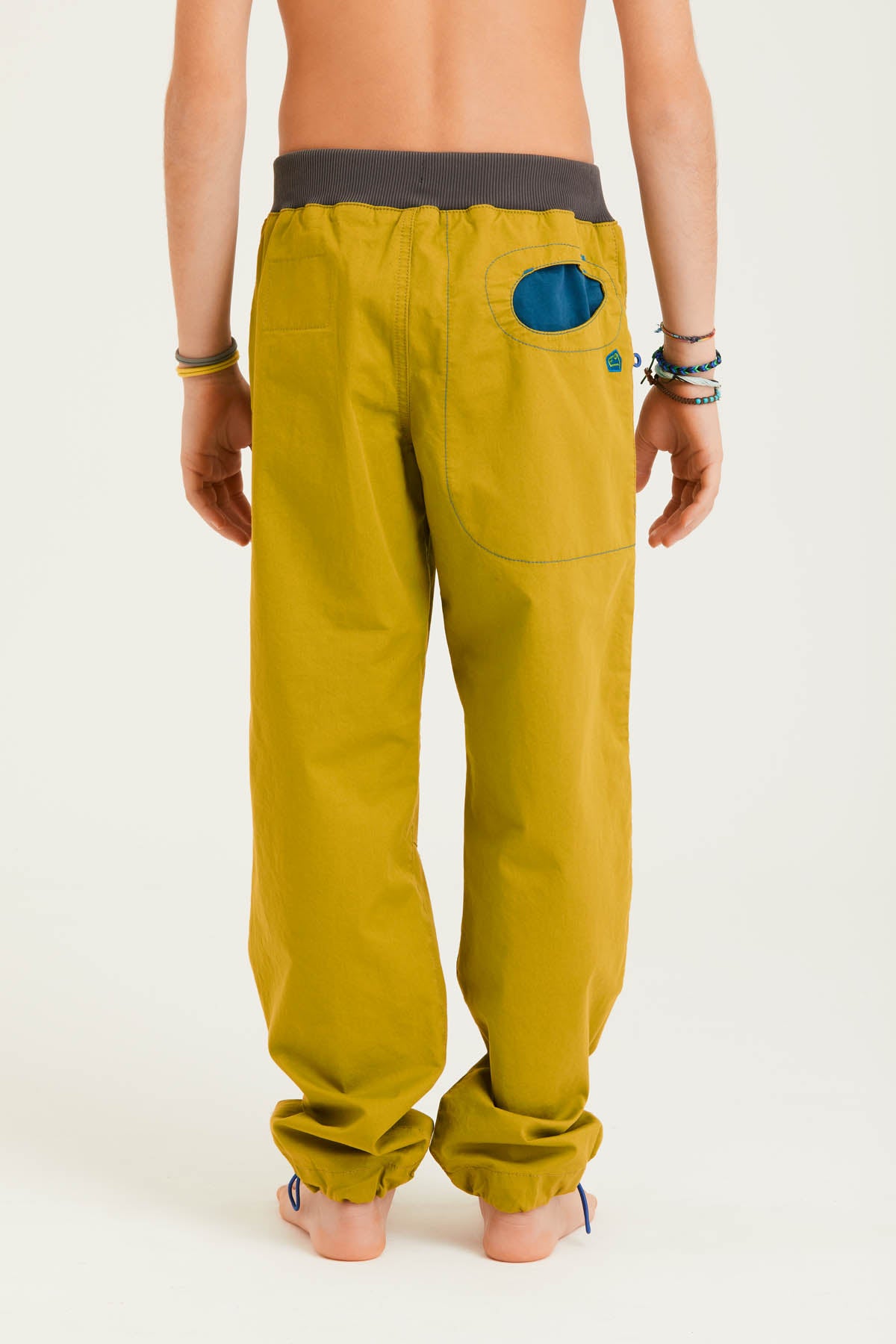 e9-b-rondo-story-kinder-kletterhose-ocean-blue-stretch image 2