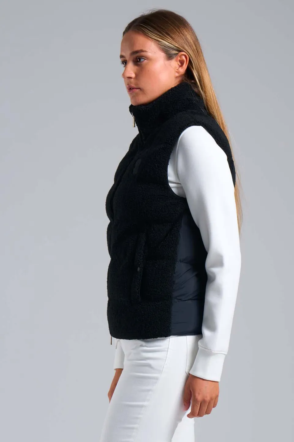 ciesse-dall-hybrid-weste-schwarz-teddy-regular-fit image 1
