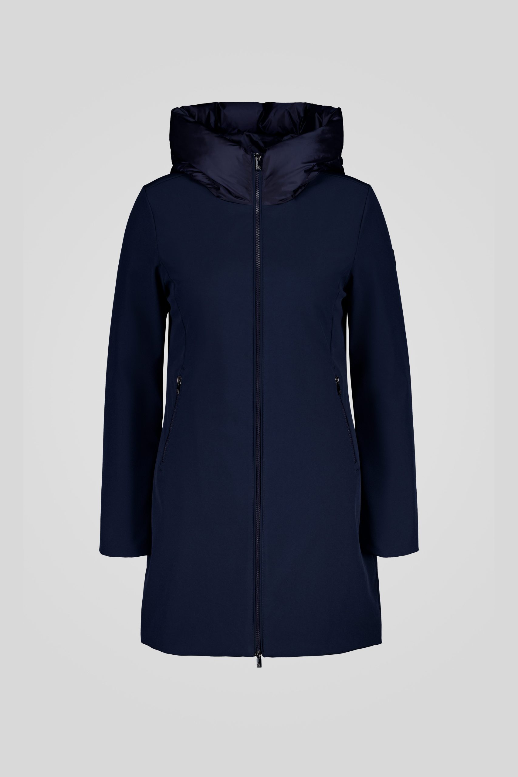 ciesse-outdoor-winterjacke-lang-blau-softshell-daunen image 5