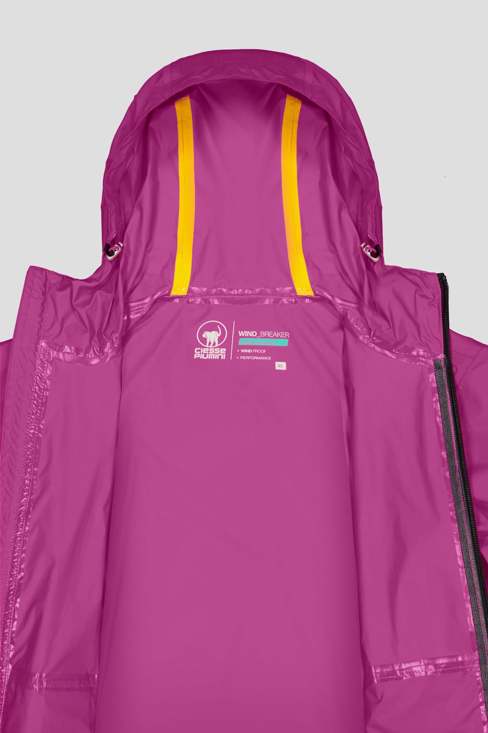 ciesse-outdoor-windjacke-fuchsia-leicht-mit-kapuze-packbar image 7