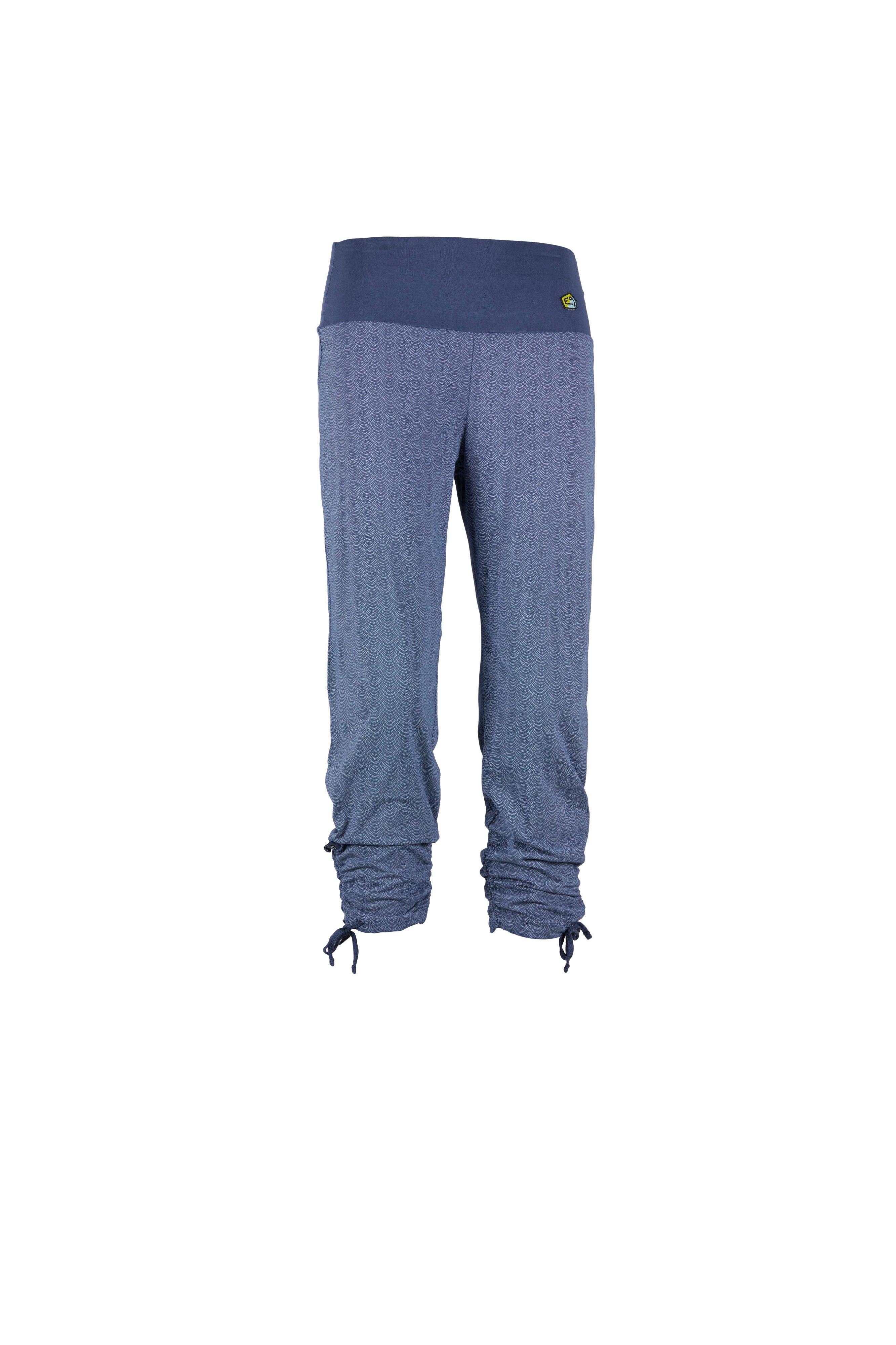 e9-ilona-3-4-shorts-vintage-blue-bio-baumwolle-slim image 3