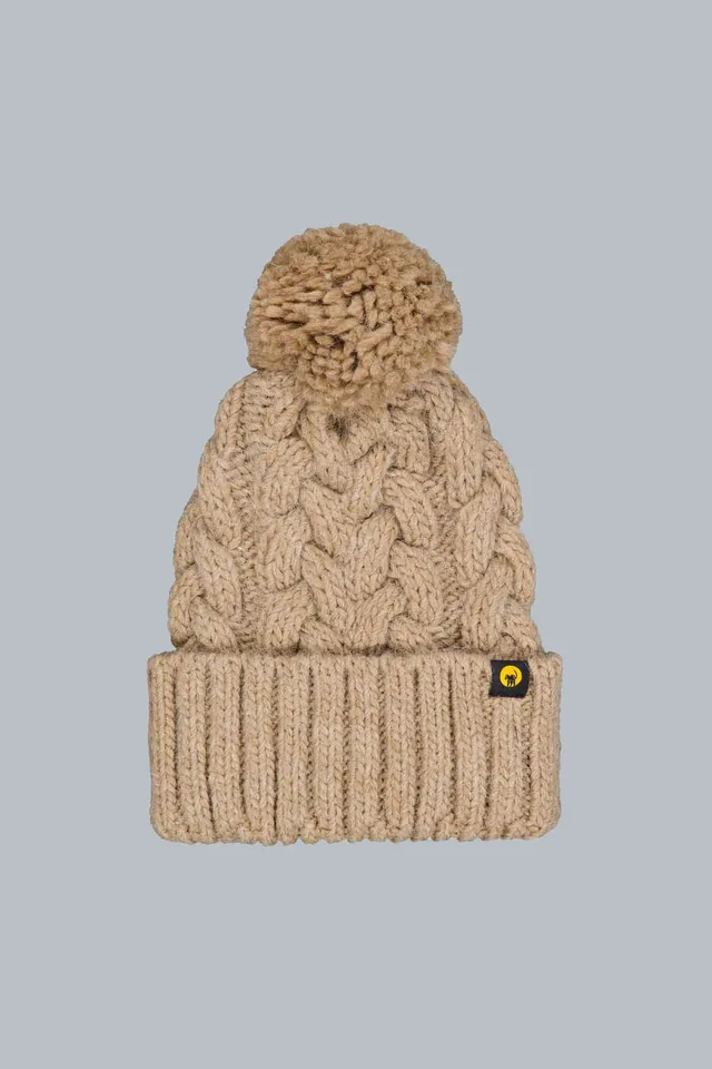 ciesse-outdoor-scilly-strickm-tze-taupe-bommel-wolle image 1
