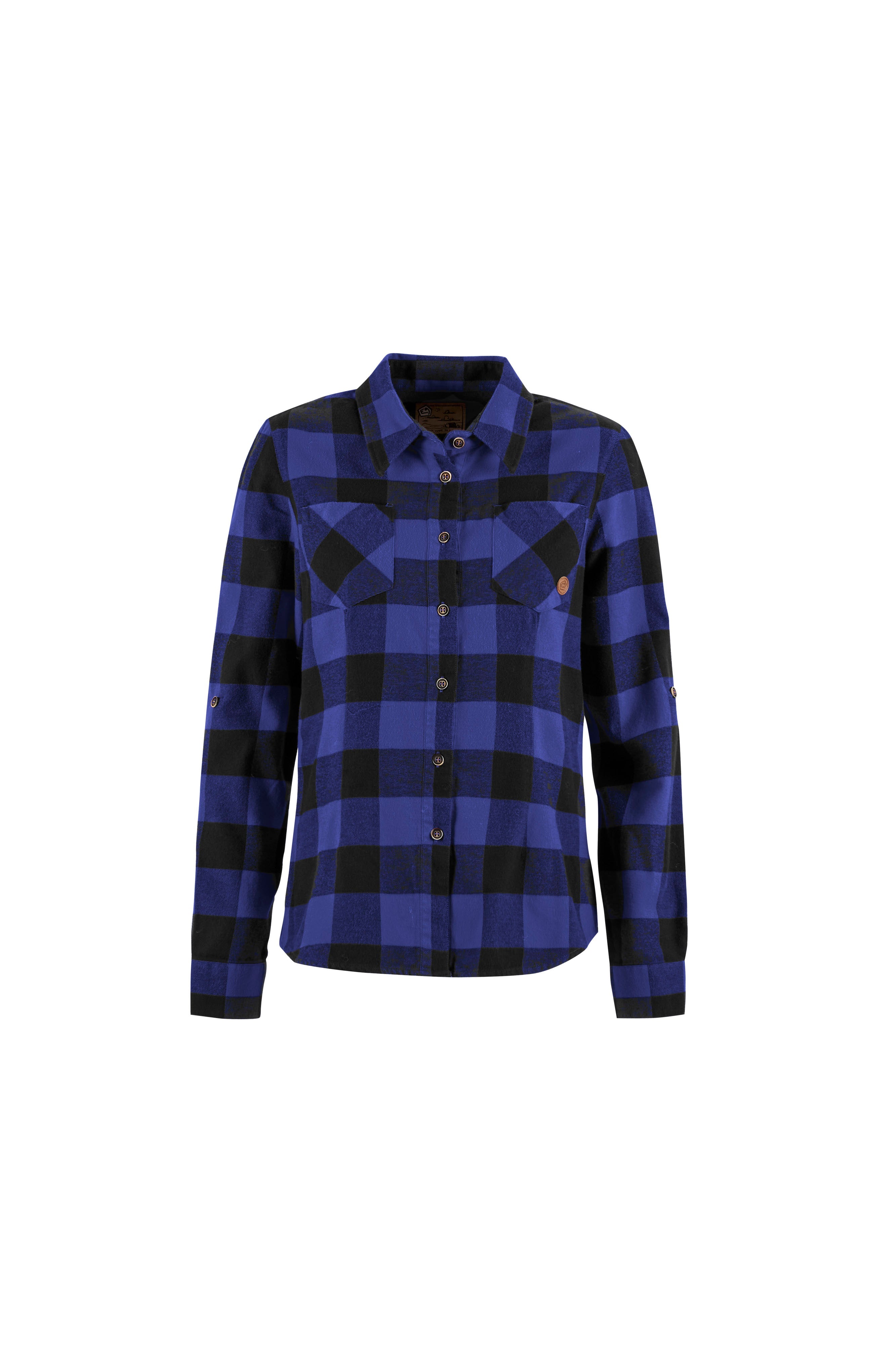 e9-julie-hemd-red-check-baumwolle-slim-fit image 6