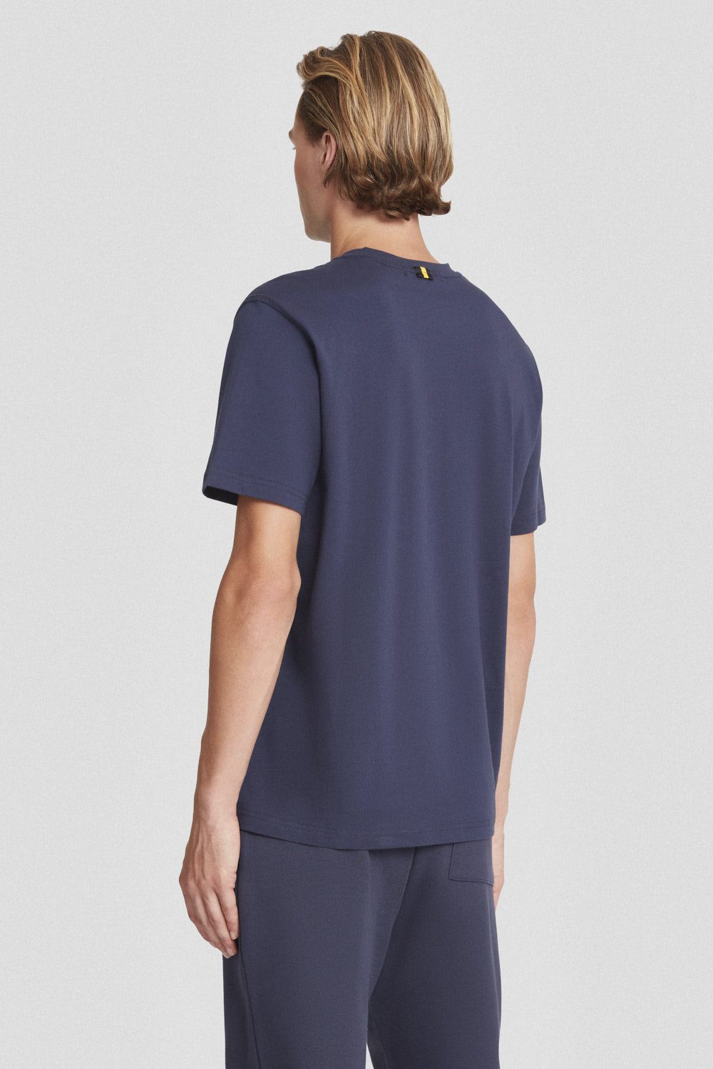 ciesse-t-shirt-girocollo-blau-baumwolle-rundhals image 4