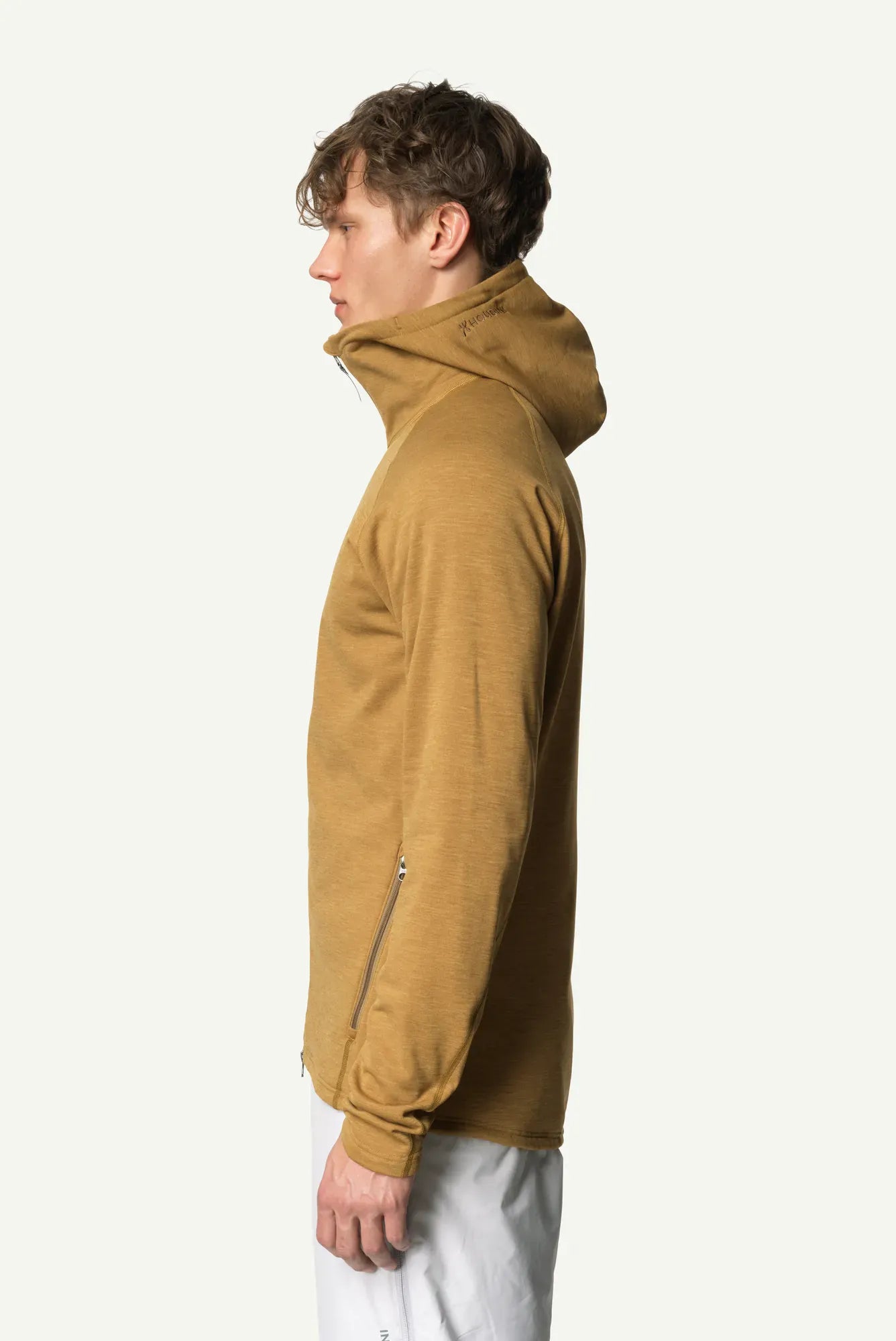 houdini-outright-houdi-fleecejacke-herren-greenish-gold-atmungsaktiv image 4