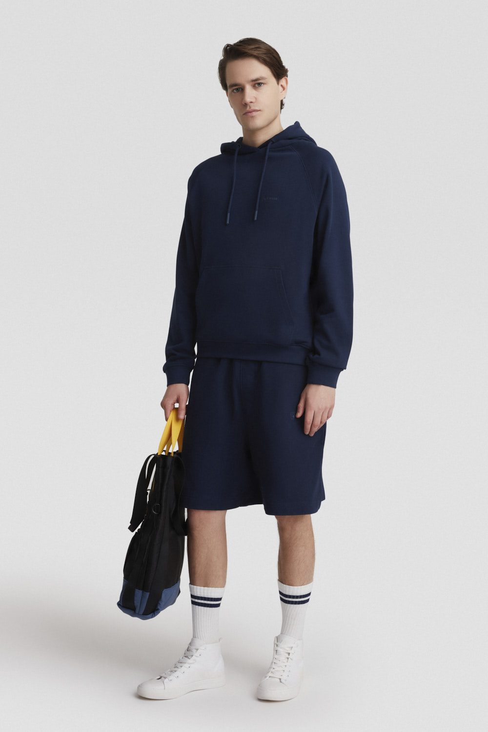 ciesse-felpe-hoodie-blau-mit-kapuze-100-baumwolle image 1
