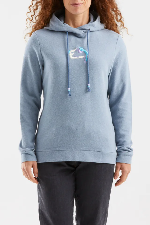 e9-elvira-langarmshirt-kapuze-damen-dust-wolle image 1