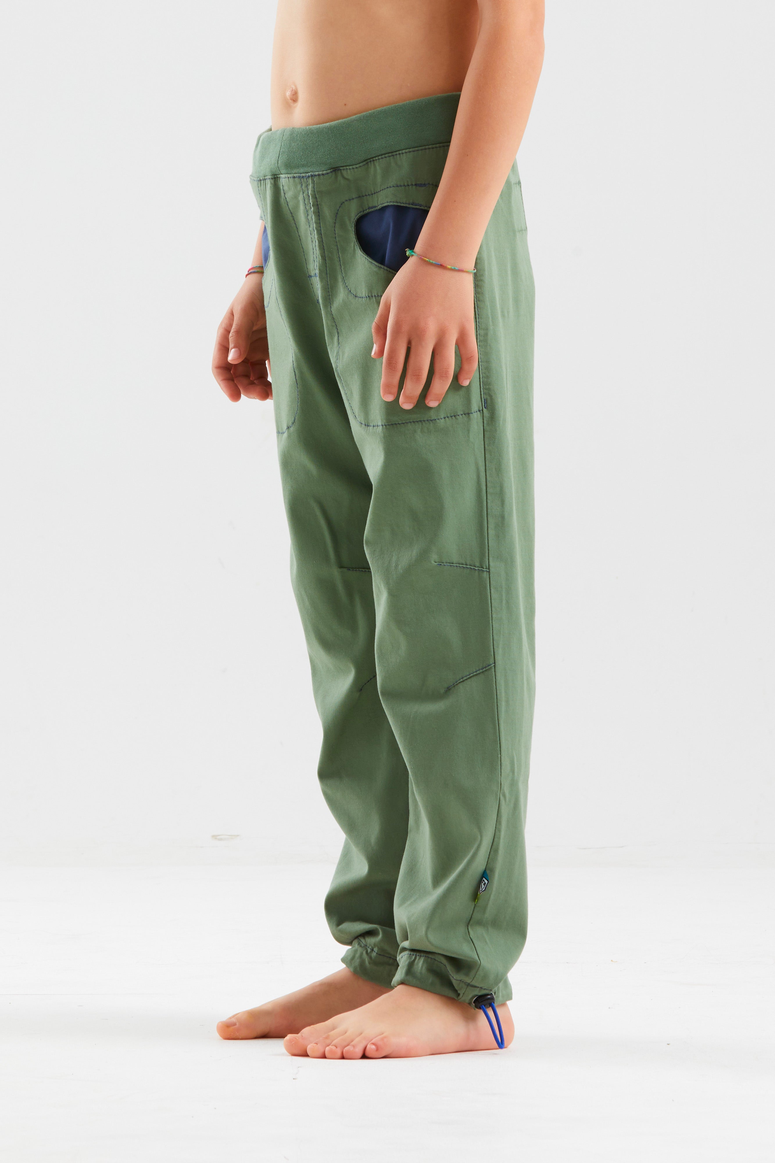 e9-b-rondo-off-kinder-kletterhose-agave-bambus image 2