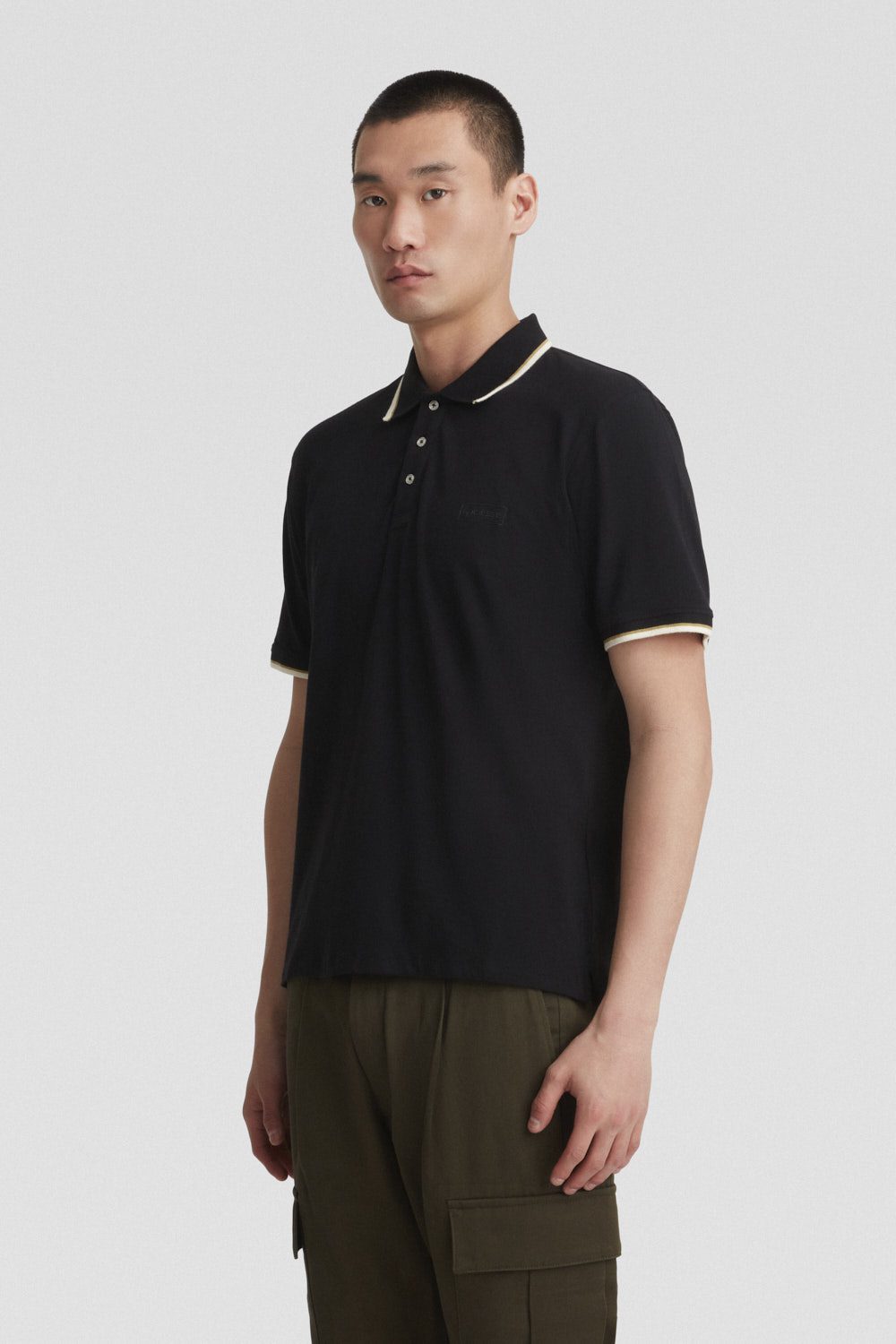 ciesse-outdoor-polo-jersey-stretch-poloshirt-schwarz-baumwolle image 2